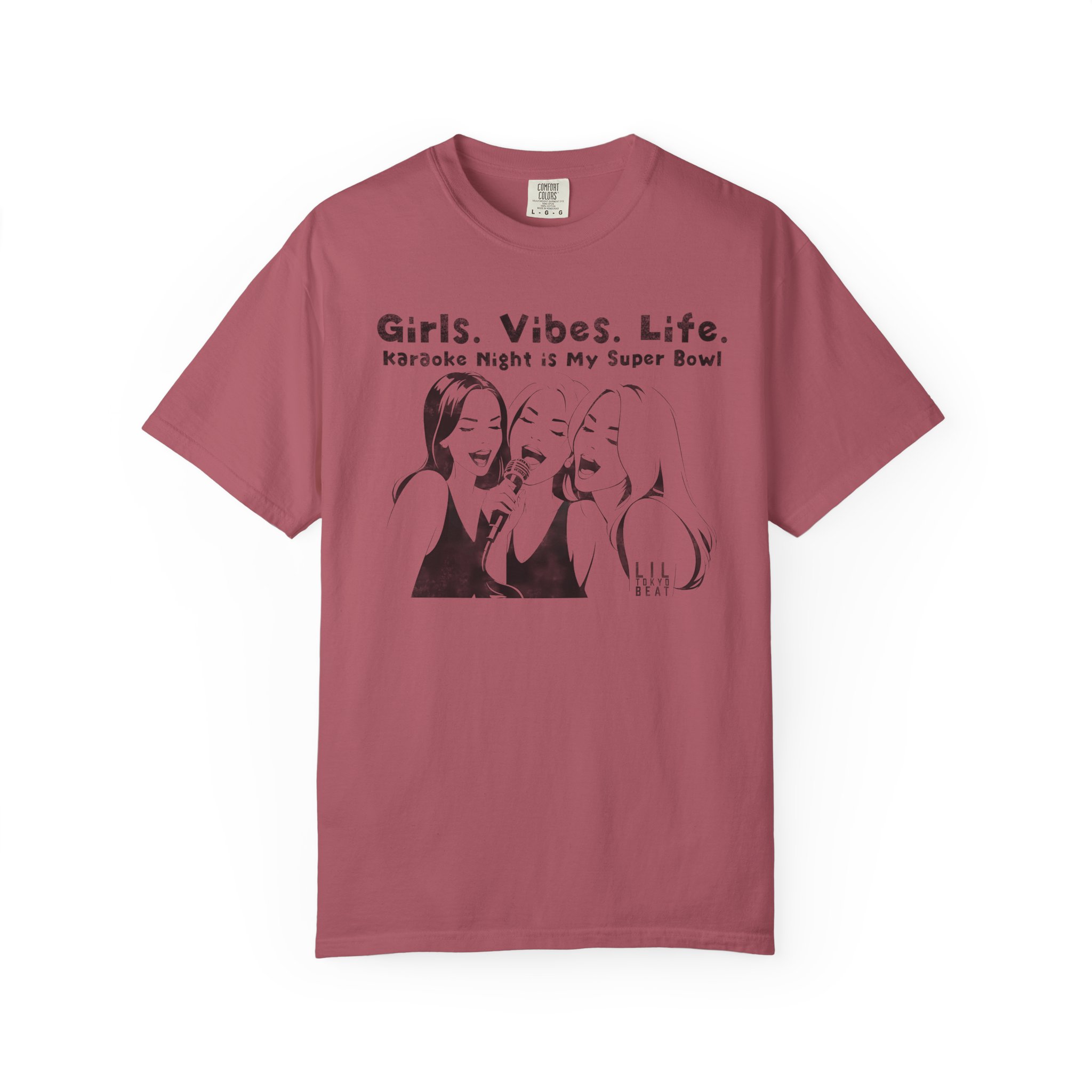 Girls Vibes Life karaoke night graphic T-shirt | women singing illustration, t7 - Image 9