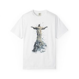 Christ the Redeemer Brazil T-Shirt — Watercolor Landmark Tee