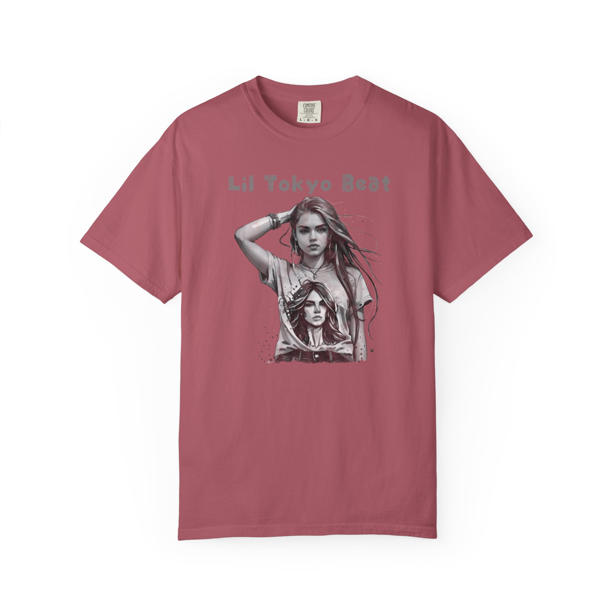 Lil Tokyo Beat Young Girl Graphic Tee | Bold Portrait Design | Indie Streetwear Statement, t7 - Image 13