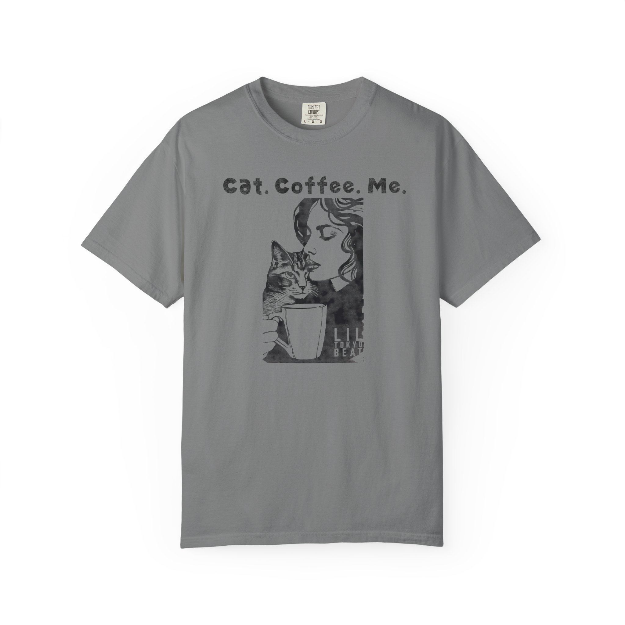 Cat Coffee Me T-shirt | Graphic Cat Lover Coffee Shirt, t2 - Image 6