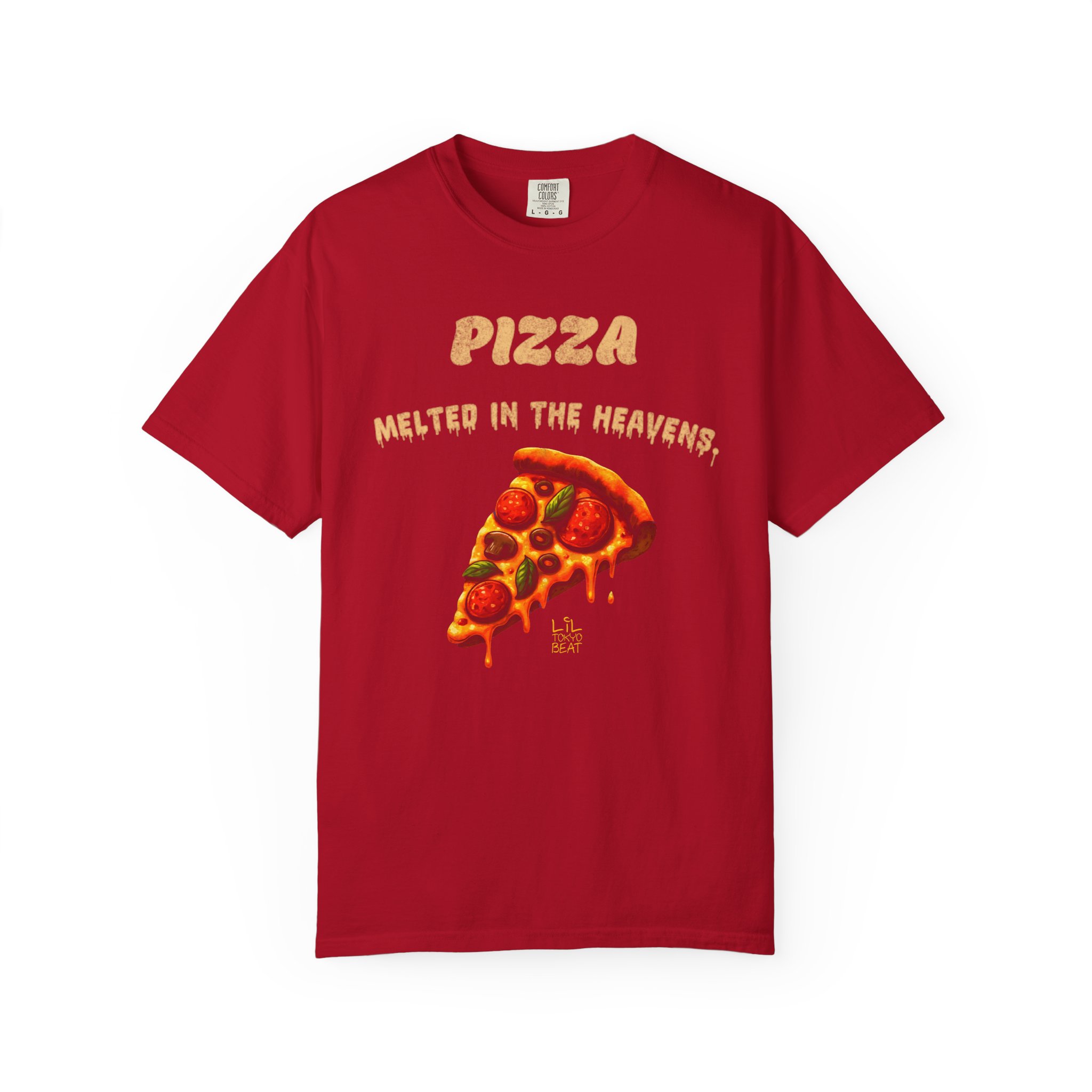 Pizza Melted in the Heavens T-Shirt | Lil Tokyo Beat Premium Streetwear, Food, t0 - Image 14