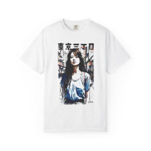Tokyo Street Girl Graphic Tee – Urban Japanese Art T-Shirt K.A.T. Style