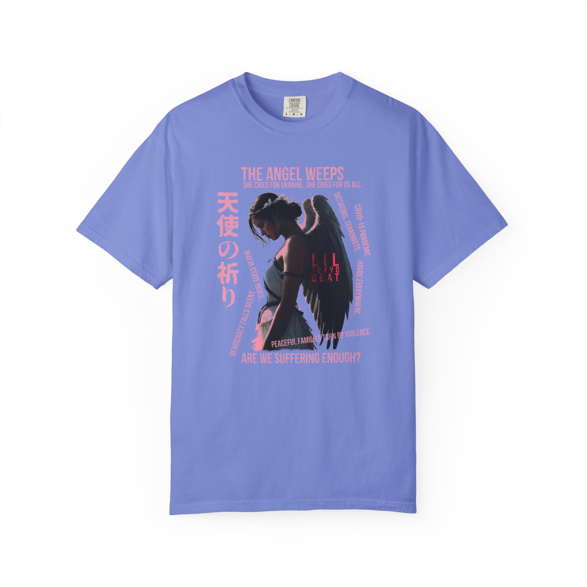 Angel Weeps Unisex T-shirt - Aesthetic Graphic Tee for Art Lovers, Unique Gift for Birthdays, Casual Wear, Spiritual Style, Unique, t0 - Image 5