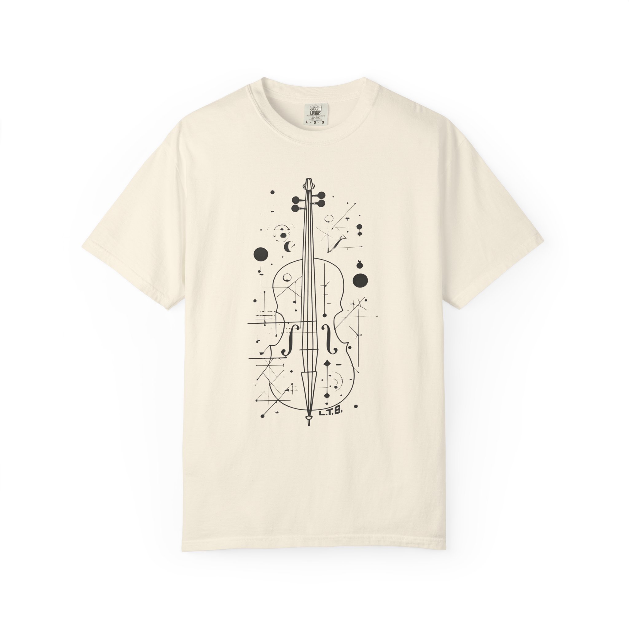 Violin Constellation T-Shirt — Celestial Music Graphic Tee - Image 3