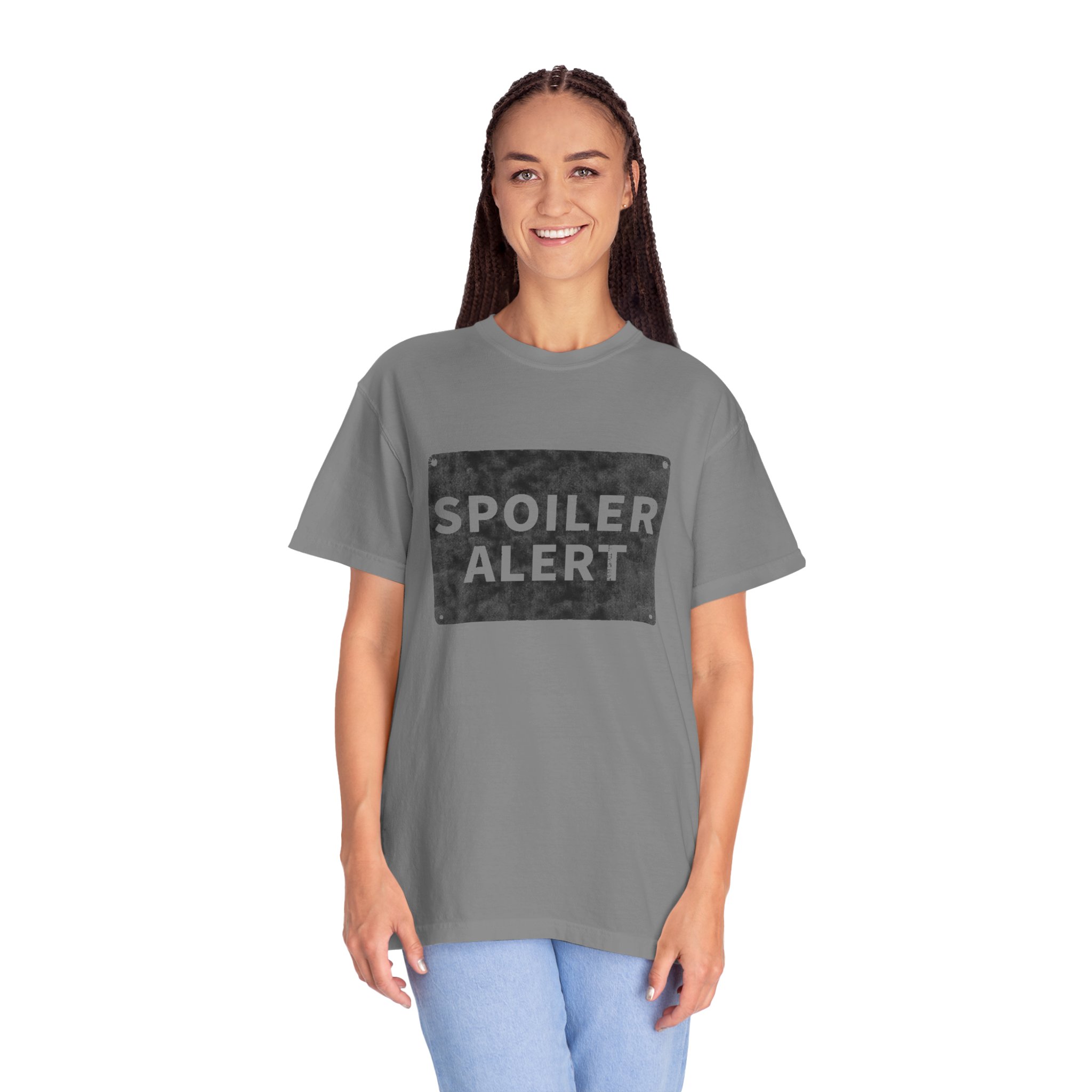 Spoiler Alert Graphic T-Shirt — Vintage Maroon Tee for Movie & TV Fans, t2 - Image 5