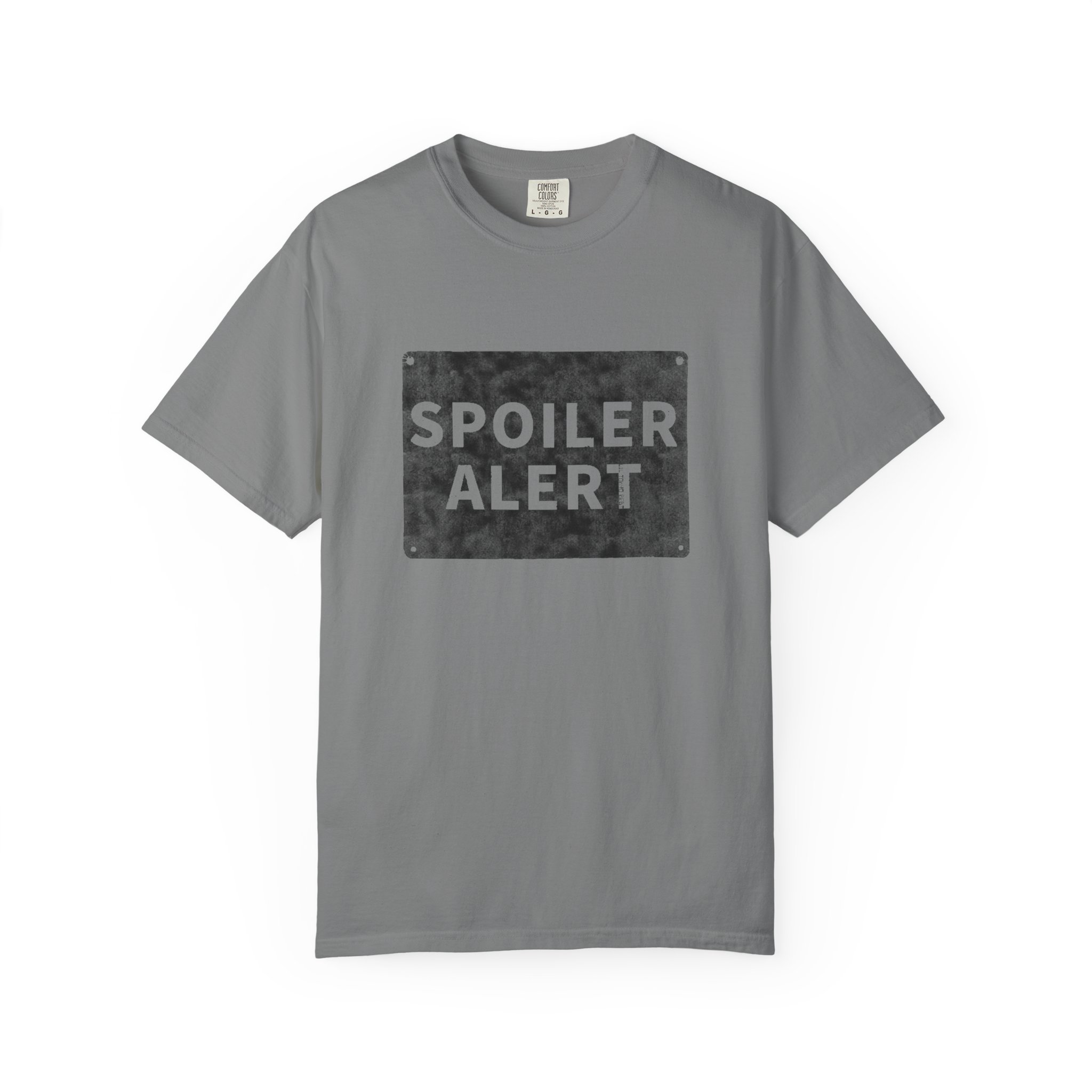 Spoiler Alert Graphic T-Shirt — Vintage Maroon Tee for Movie & TV Fans, t2 - Image 4