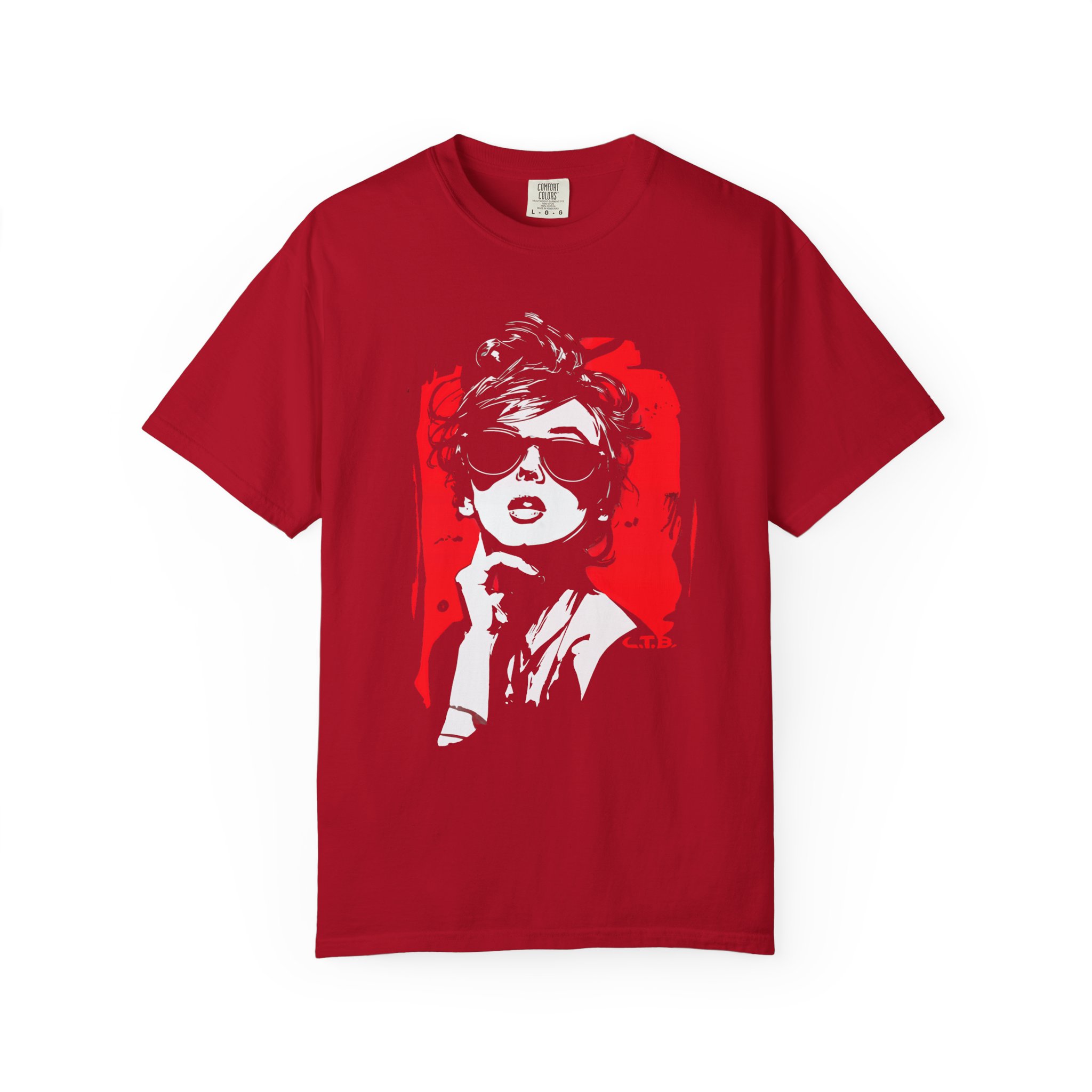 Retro Sunglasses Muse Tee — Bold Glam Graphic Pop Art Streetwear - Image 15