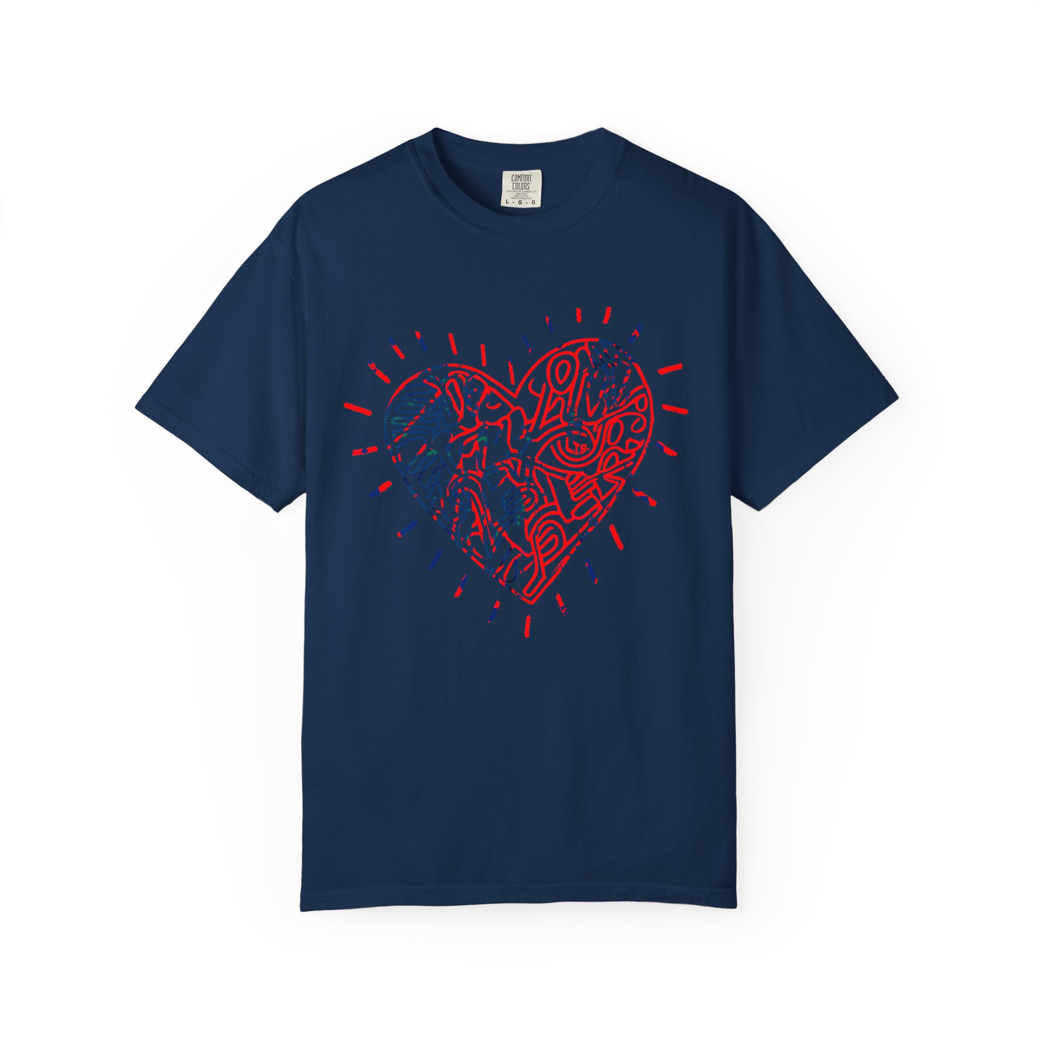 Valentine’s Day Abstract Heart T‑Shirt — Modern Line Art Love Graphic Tee - Image 11