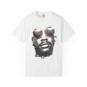 Cool Sunglasses Portrait Street Art T-Shirt — Bold Minimal Graphic Tee