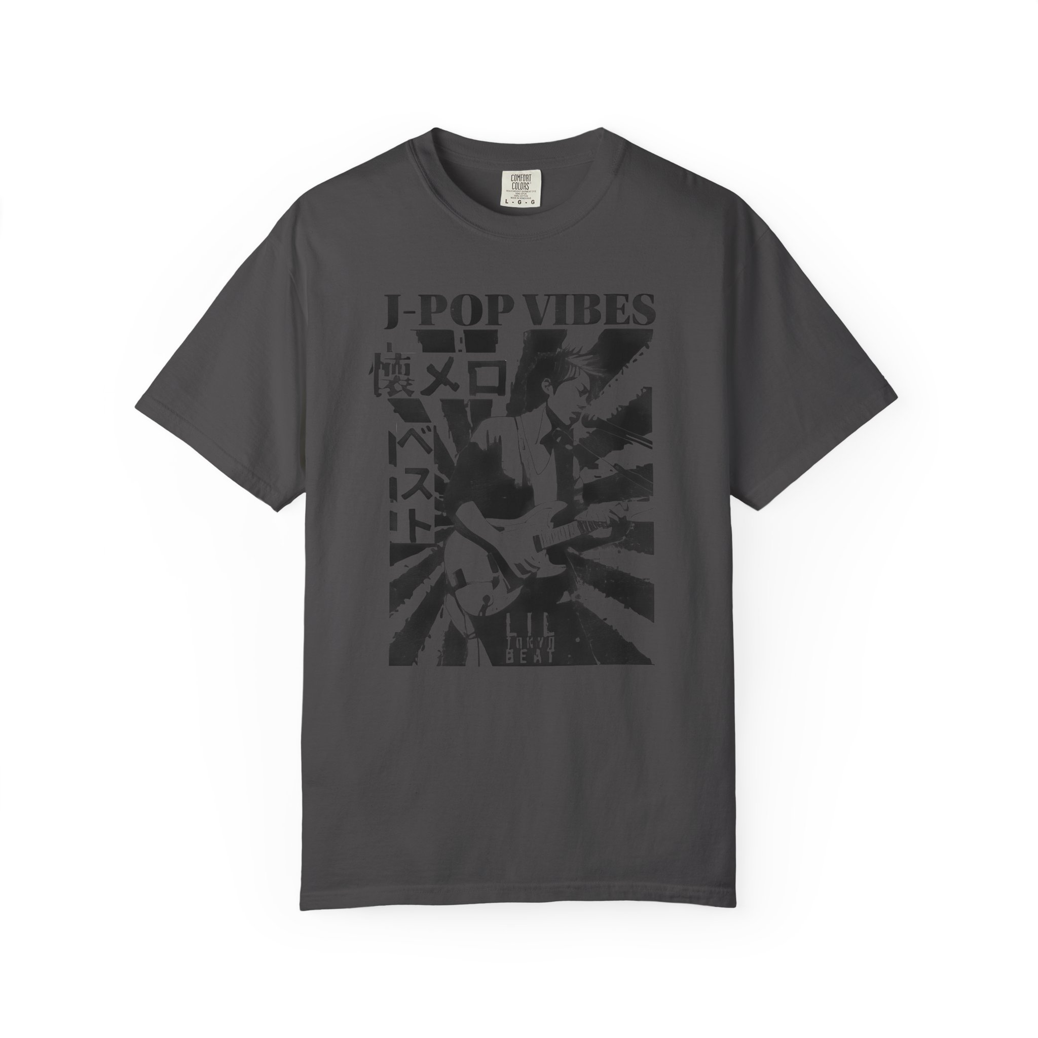 J-POP VIBES T-Shirt | Retro Japanese Pop Tee for Music Fans & Streetwear Lovers, Unisex Tee, Garment-Dyed Shirt, Music, t7 - Image 8
