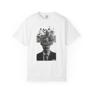 Fragmented Mind T-Shirt — Surreal Abstract Portrait Graphic Tee