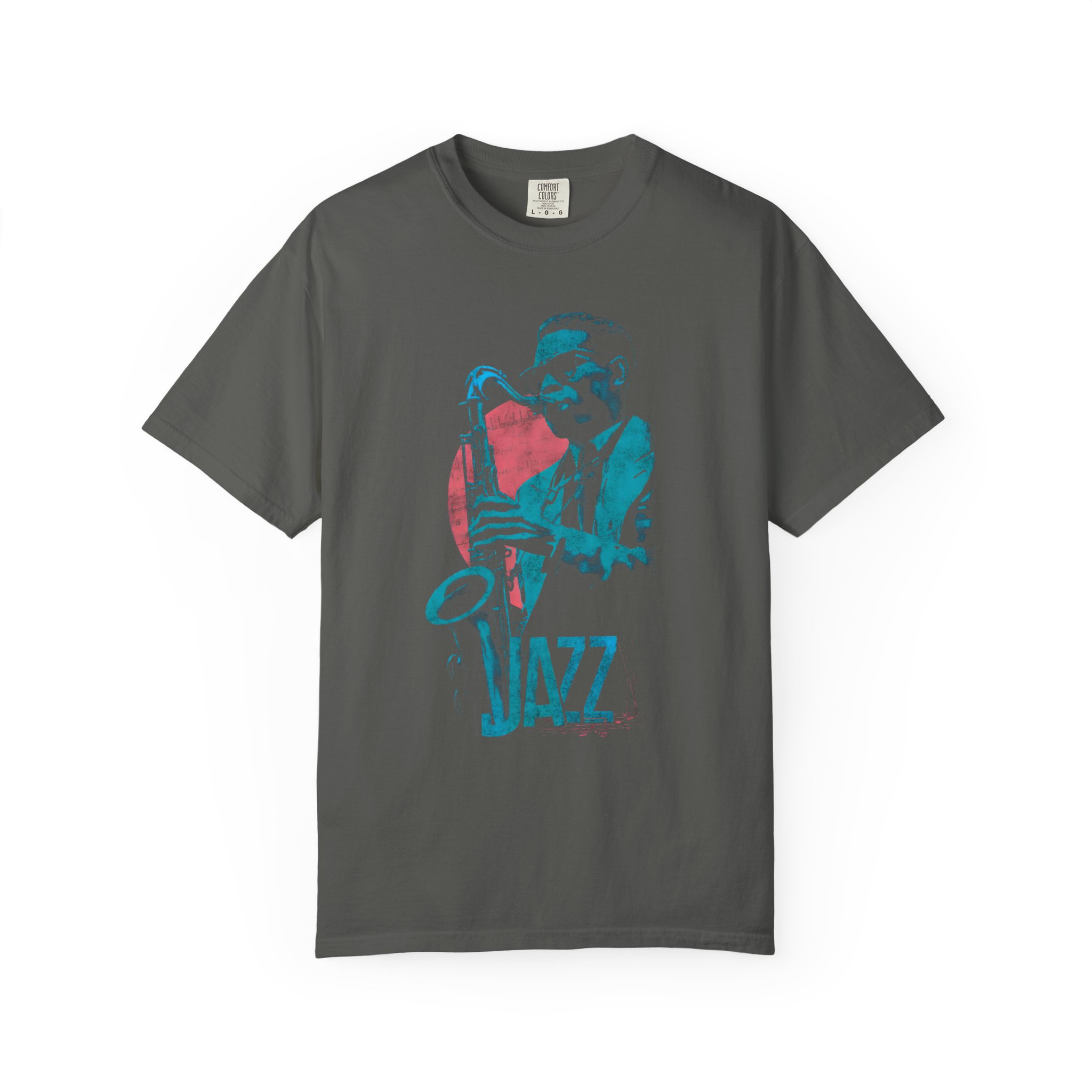 Vintage Jazz Saxophone T-Shirt — Blues Music Tee - Image 2