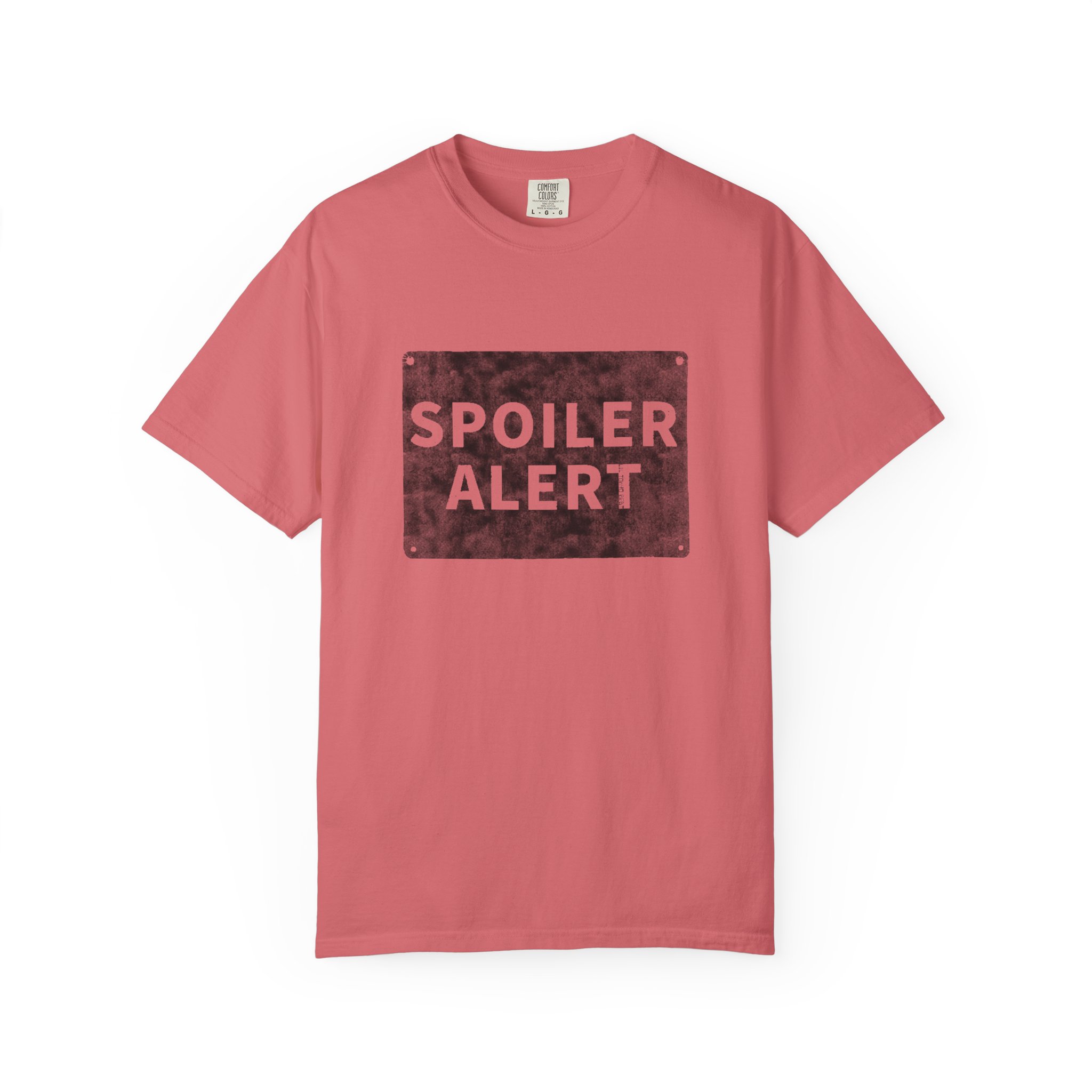 Spoiler Alert Graphic T-Shirt — Vintage Maroon Tee for Movie & TV Fans, t2 - Image 14