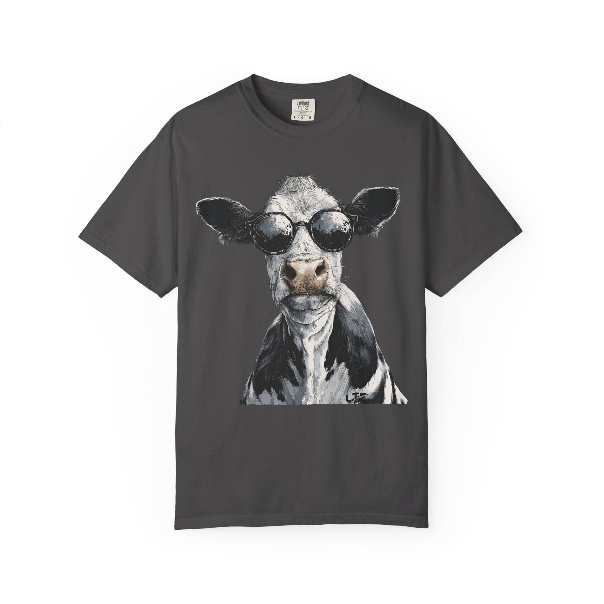 Cool Cow T-Shirt | Sunglasses Animal Attitude Streetwear Tee - Image 10