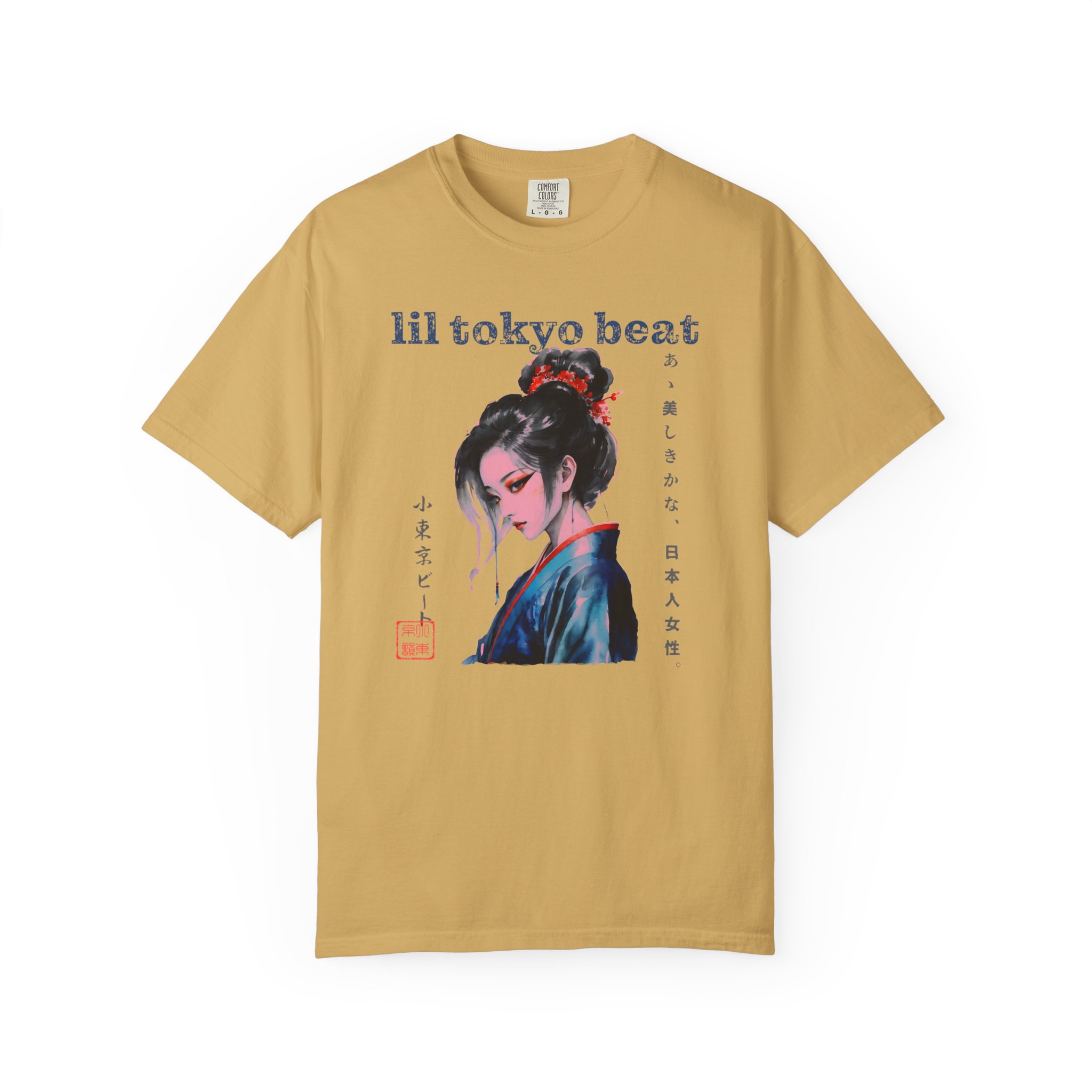 Japanese Elegance Kimono Art T-Shirt | Traditional Portrait Cultural Streetwear Tee - Image 4