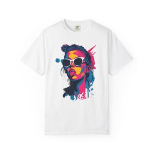Cool Girl with Sunglasses T-Shirt – Colorful Pop Art Streetwear Tee