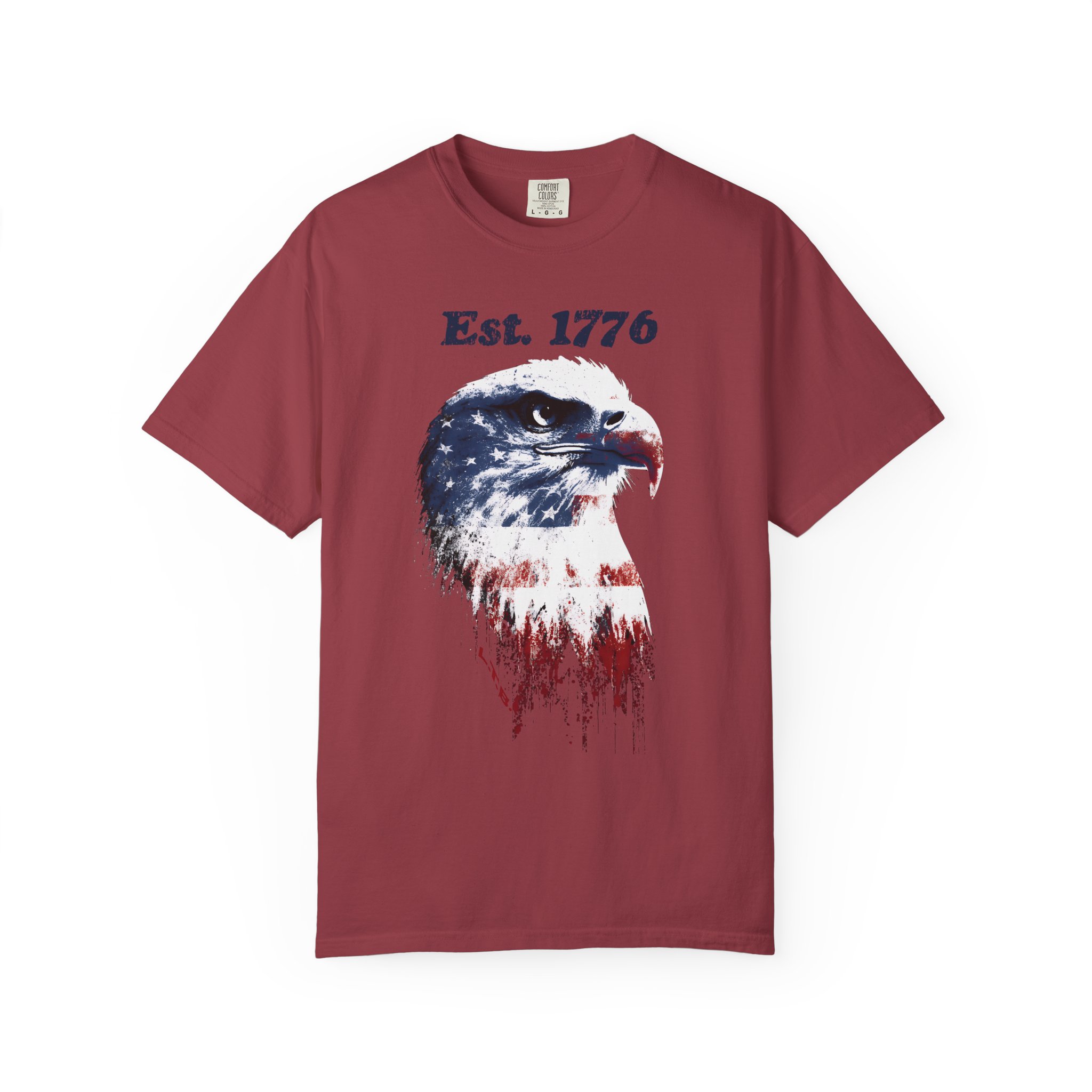 Est 1776 Eagle T-Shirt – Patriotic American Flag Graphic Tee - Image 13