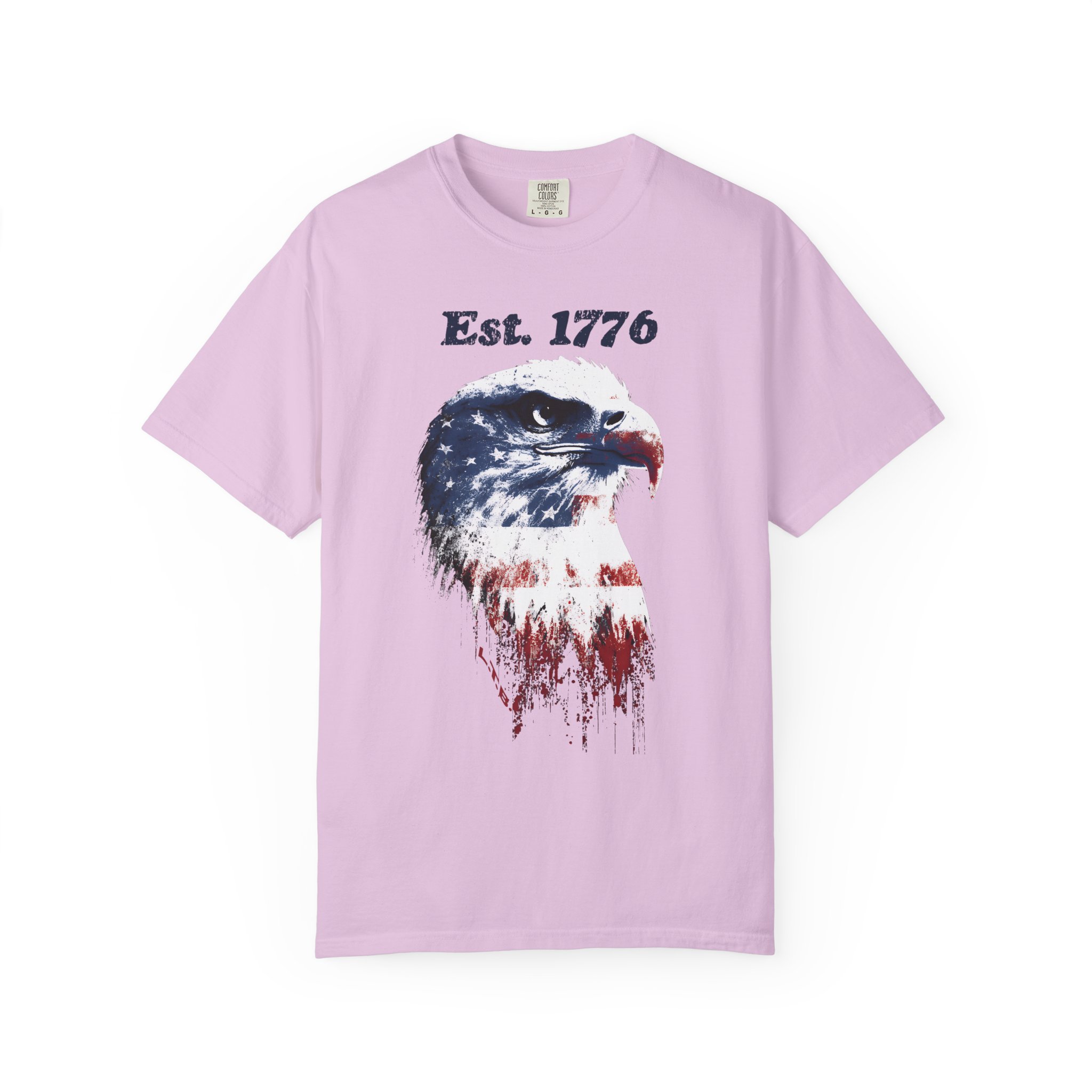 Est 1776 Eagle T-Shirt – Patriotic American Flag Graphic Tee - Image 10