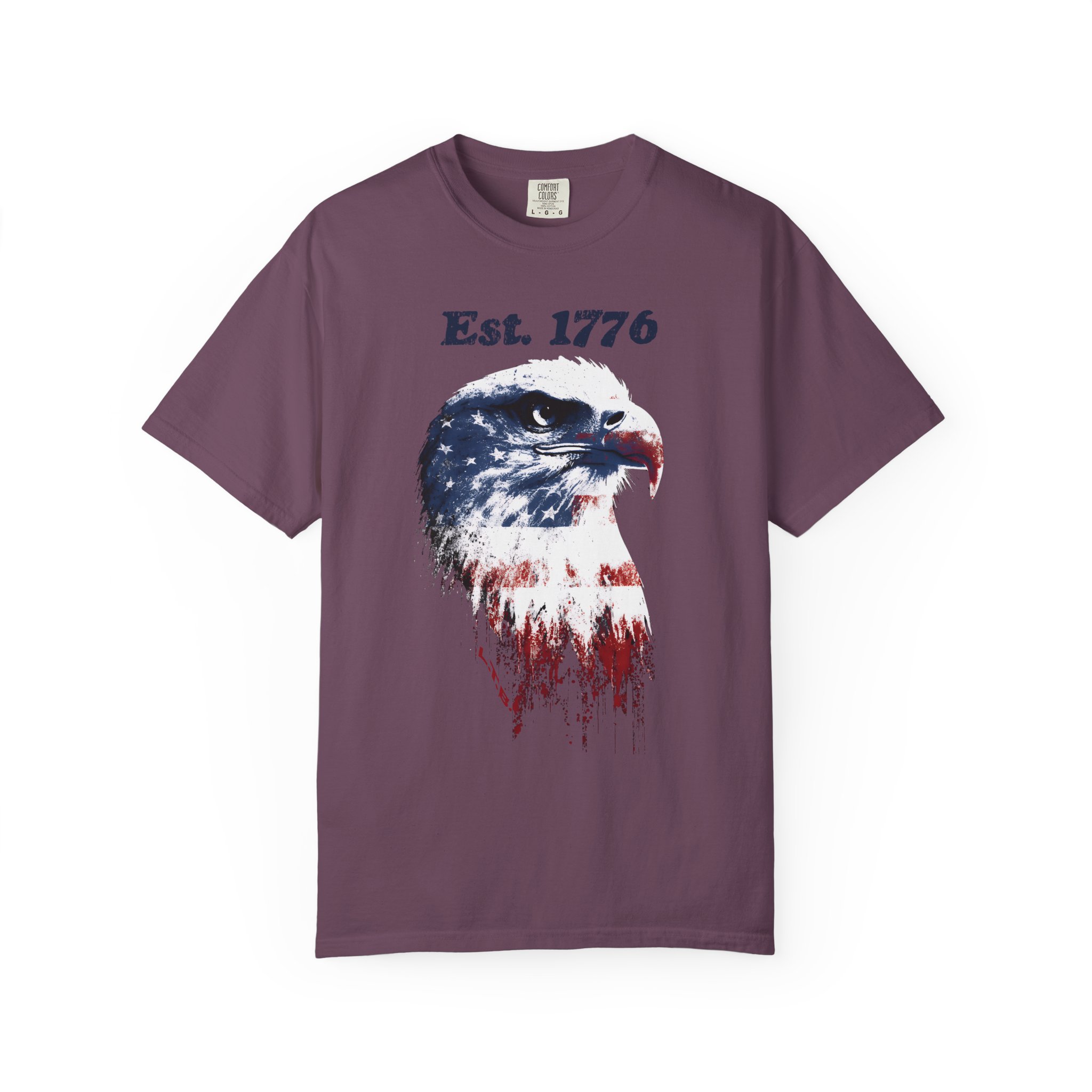 Est 1776 Eagle T-Shirt – Patriotic American Flag Graphic Tee - Image 12