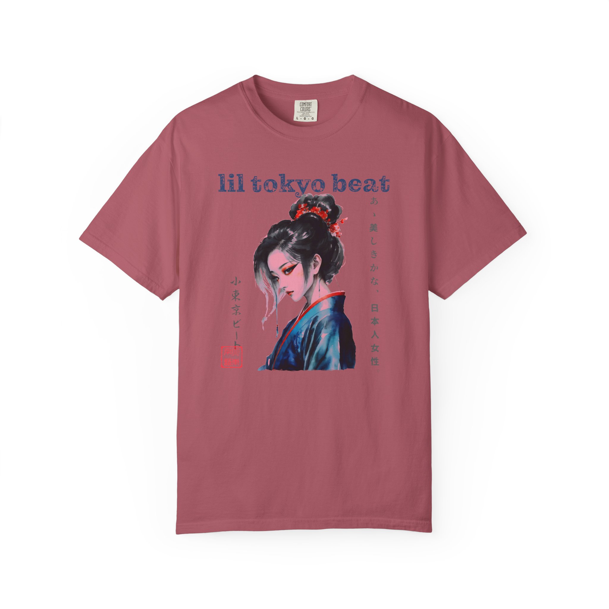 Japanese Elegance Kimono Art T-Shirt | Traditional Portrait Cultural Streetwear Tee - Image 7