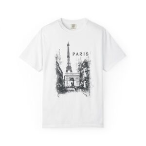 Paris Eiffel Tower T-Shirt | Vintage Paris Landmark Travel Graphic Tee