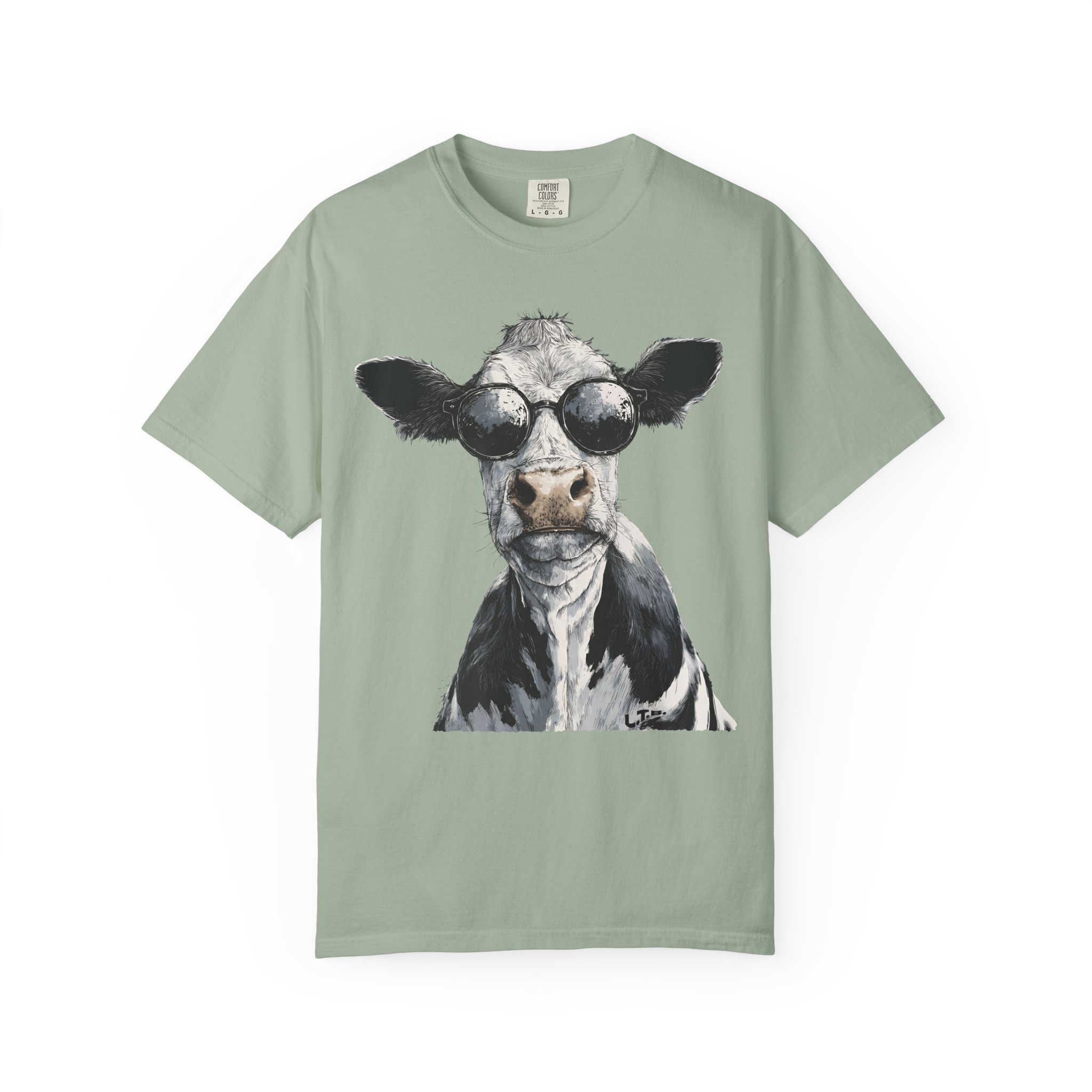 Cool Cow T-Shirt | Sunglasses Animal Attitude Streetwear Tee - Image 6