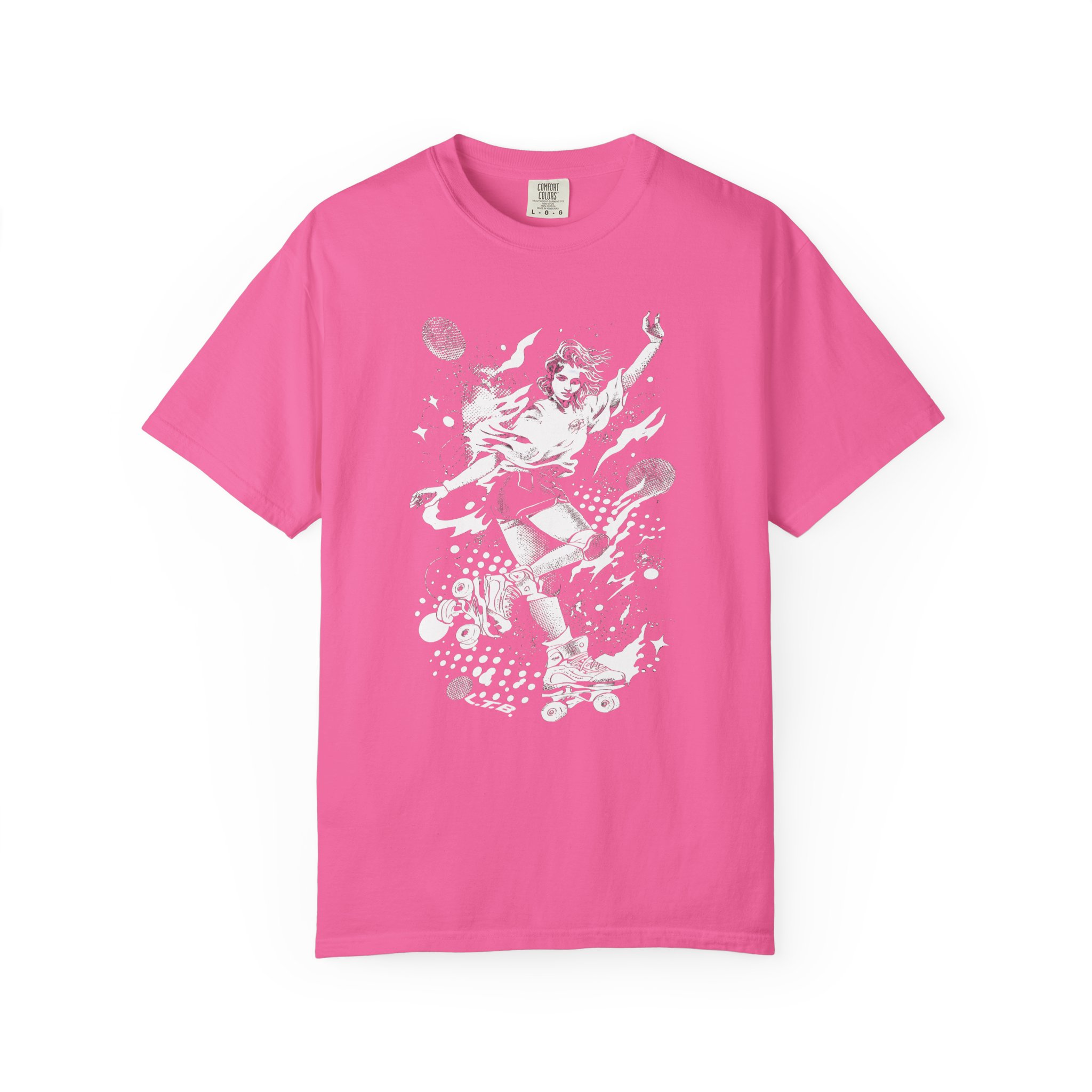 Roller Disco Skate Girl T-Shirt | Modern Dance Skating Streetwear Tee - Image 11