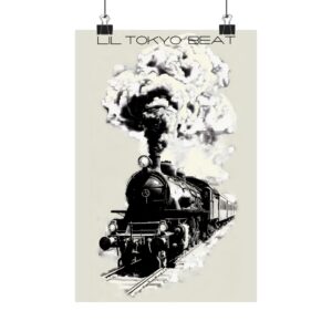 Vintage Steam Train Poster – Classic Locomotive Wall Art