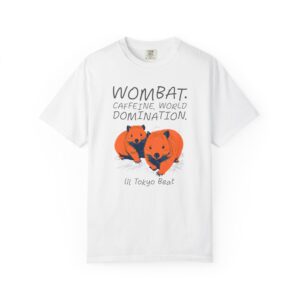 Wombat Caffeine World Domination T-Shirt | Cute Chaos Japanese Streetwear Tee