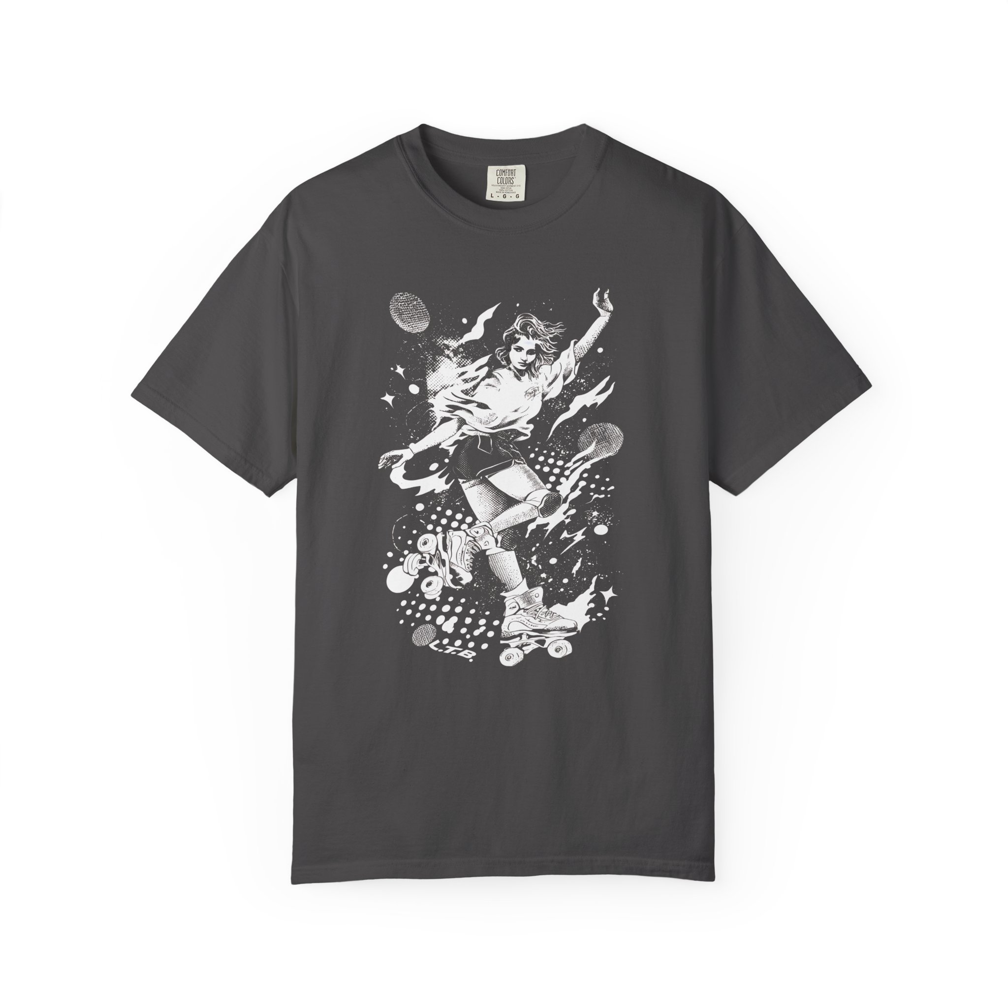Roller Disco Skate Girl T-Shirt | Modern Dance Skating Streetwear Tee - Image 9