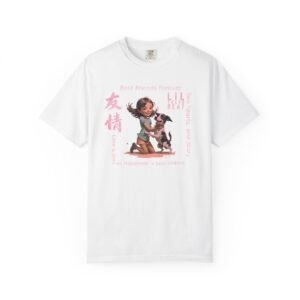 Best Friends Forever T-Shirt | Girl & Dog Friendship Japanese Streetwear Tee