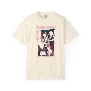 Echoes in the Night T-Shirt | Midnight Jazz & Deep Groove Streetwear Tee