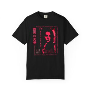 Fallen Angel Noir T-Shirt | Japanese Dark Beauty Streetwear Tee