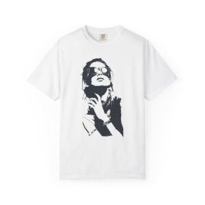 Sunglasses Portrait T-Shirt | Monochrome Stylish Streetwear Tee