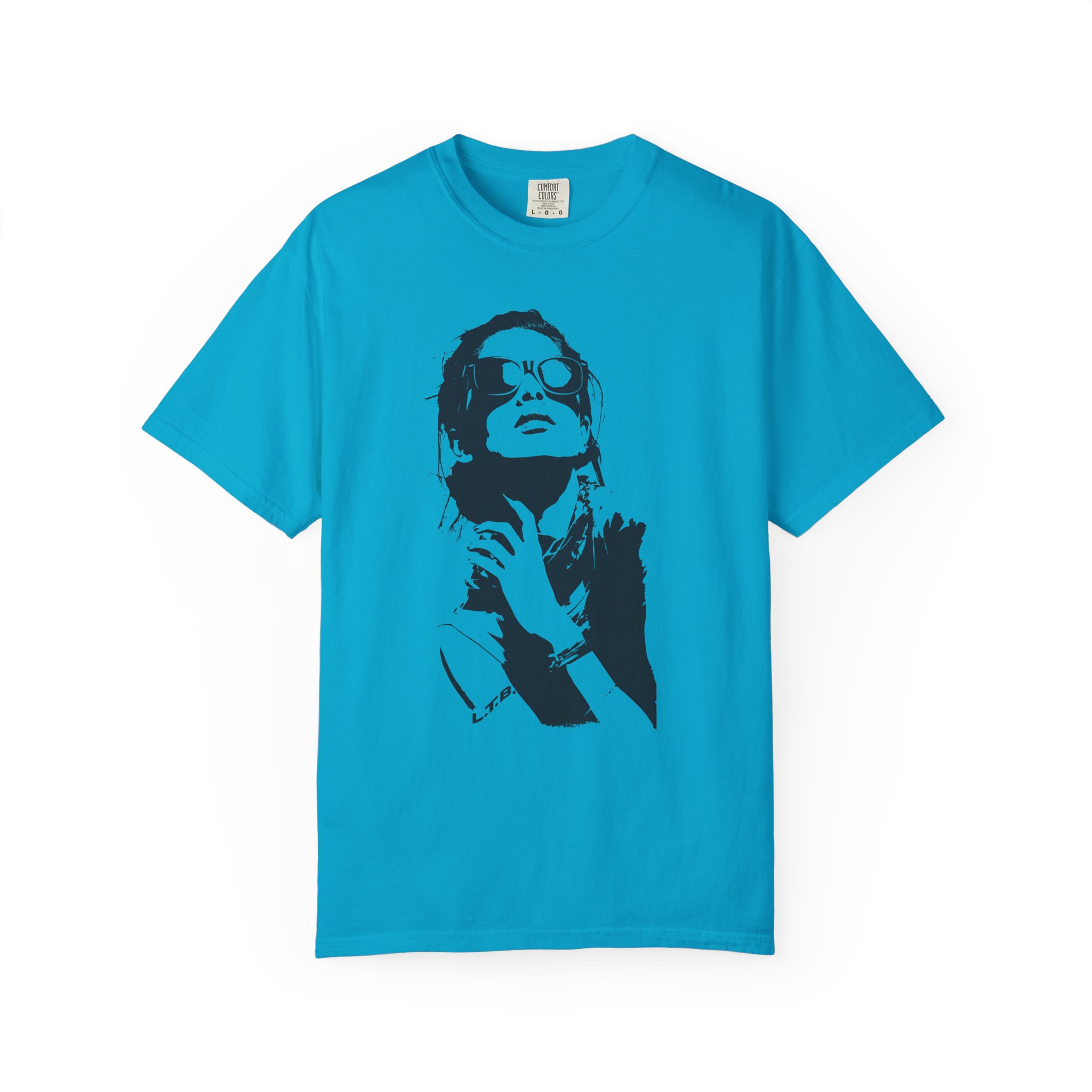 Sunglasses Portrait T-Shirt | Monochrome Stylish Streetwear Tee - Image 9