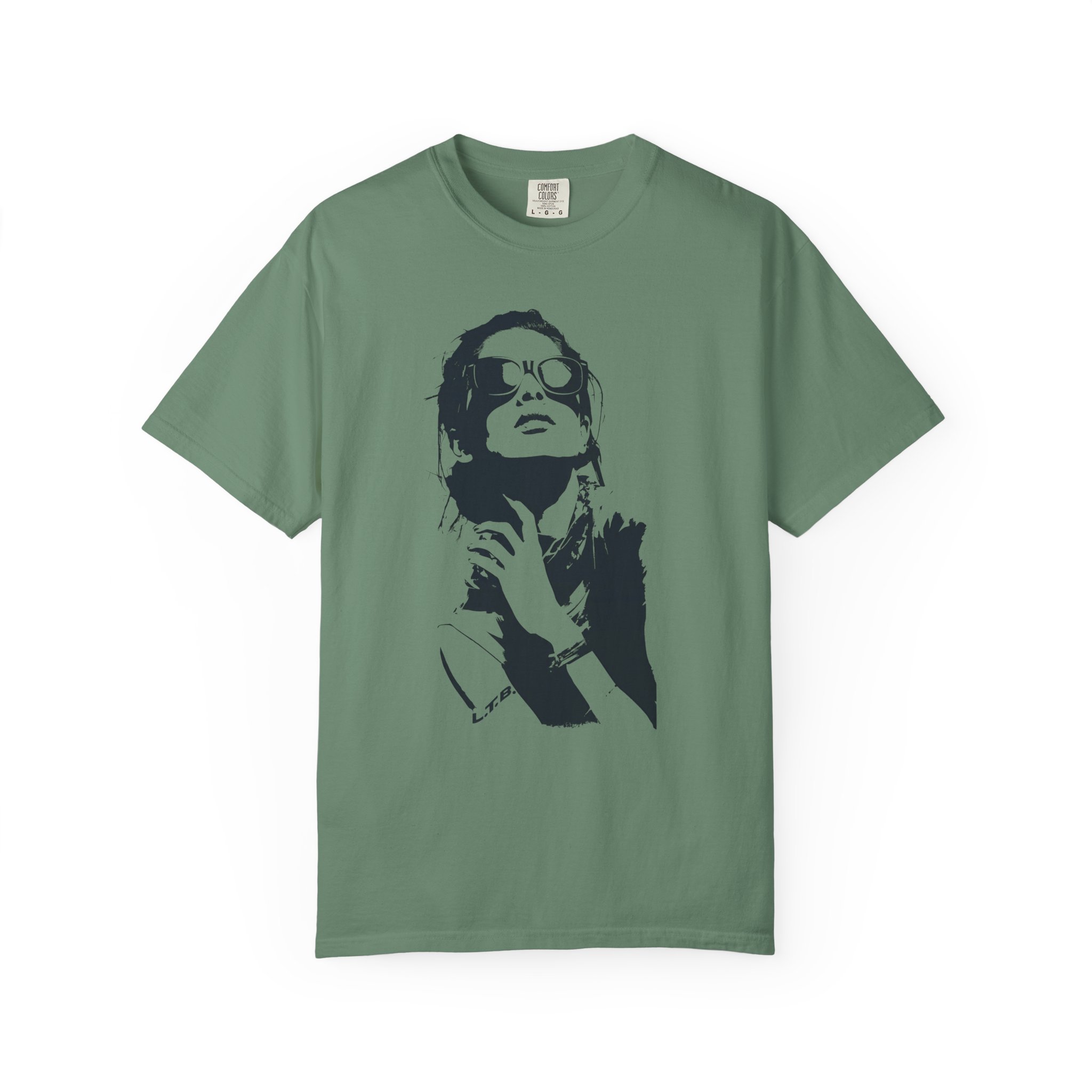 Sunglasses Portrait T-Shirt | Monochrome Stylish Streetwear Tee - Image 7