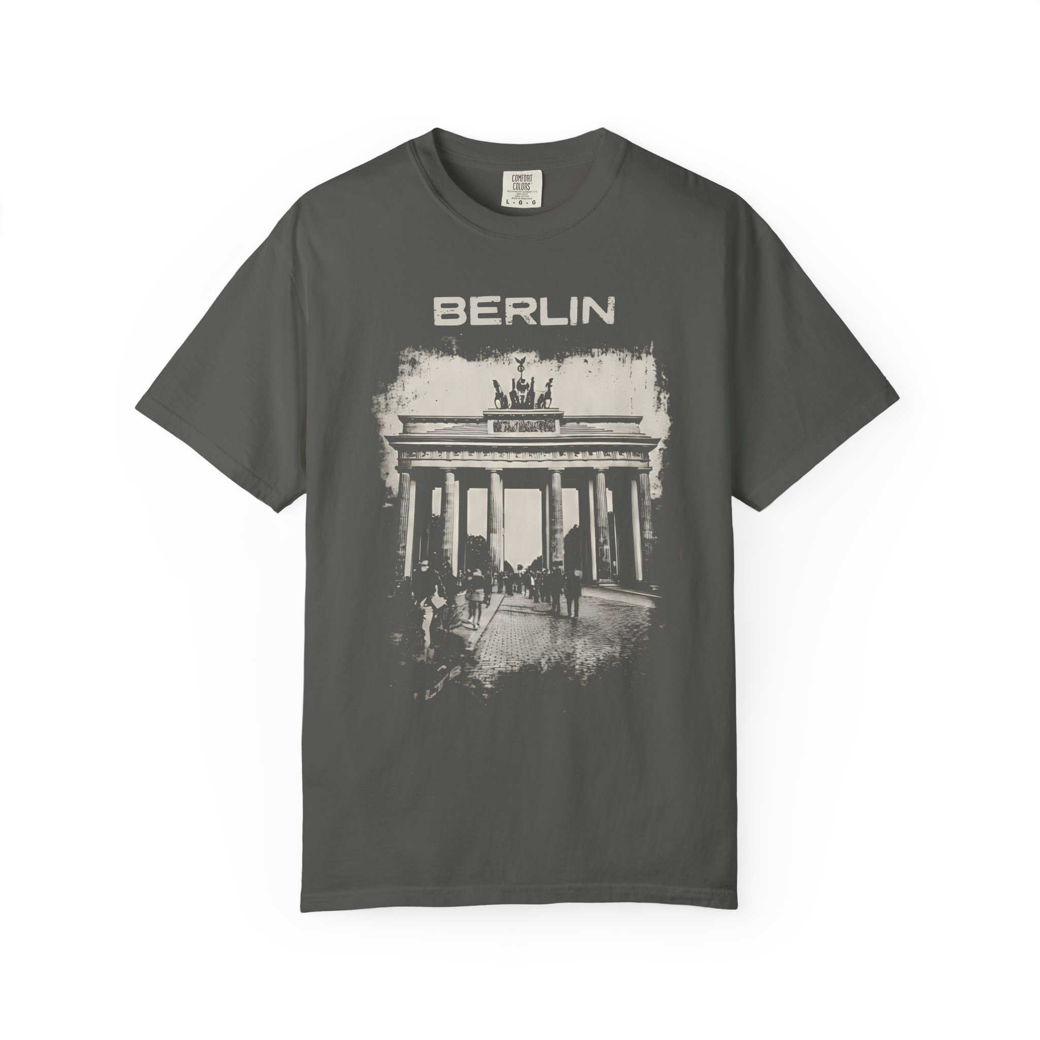 Berlin T-Shirt | Brandenburg Gate Urban Landmark Vintage Streetwear Tee - Image 6