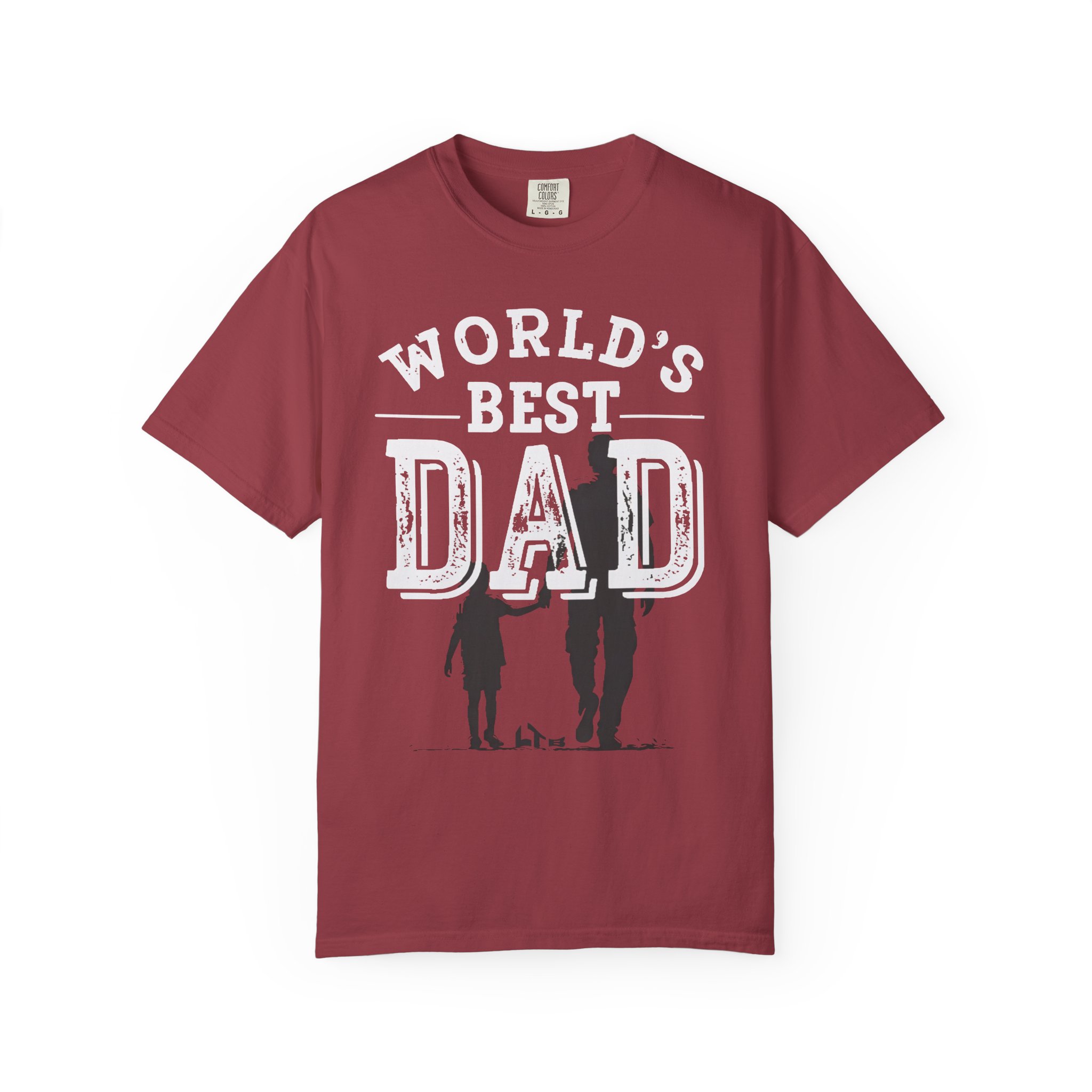 World's Best Dad T-Shirt — Vintage Silhouette Father's Day Tee - Image 7