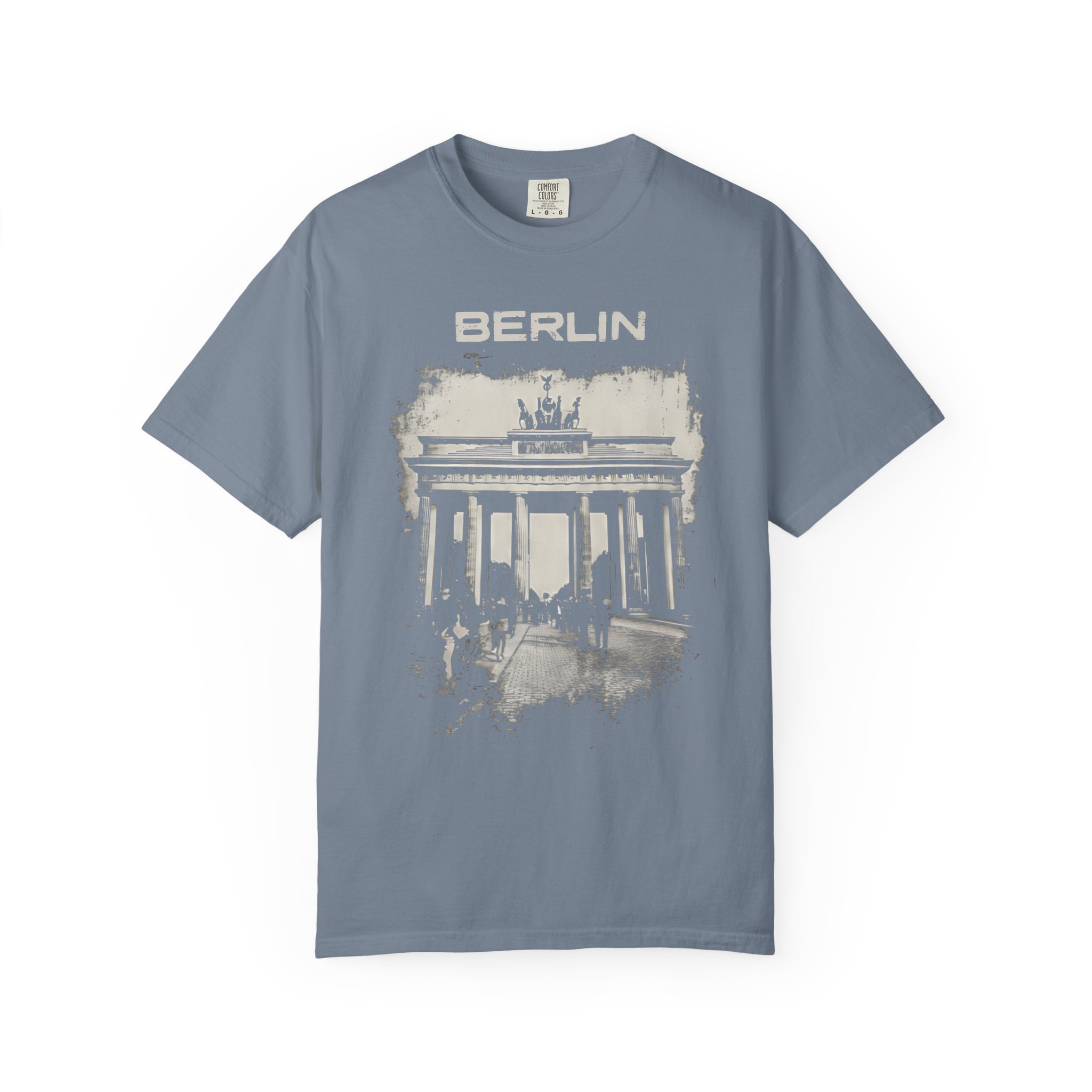 Berlin T-Shirt | Brandenburg Gate Urban Landmark Vintage Streetwear Tee - Image 8