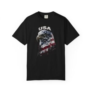 USA Eagle T-Shirt | American Flag Bald Eagle Patriotic Streetwear Tee