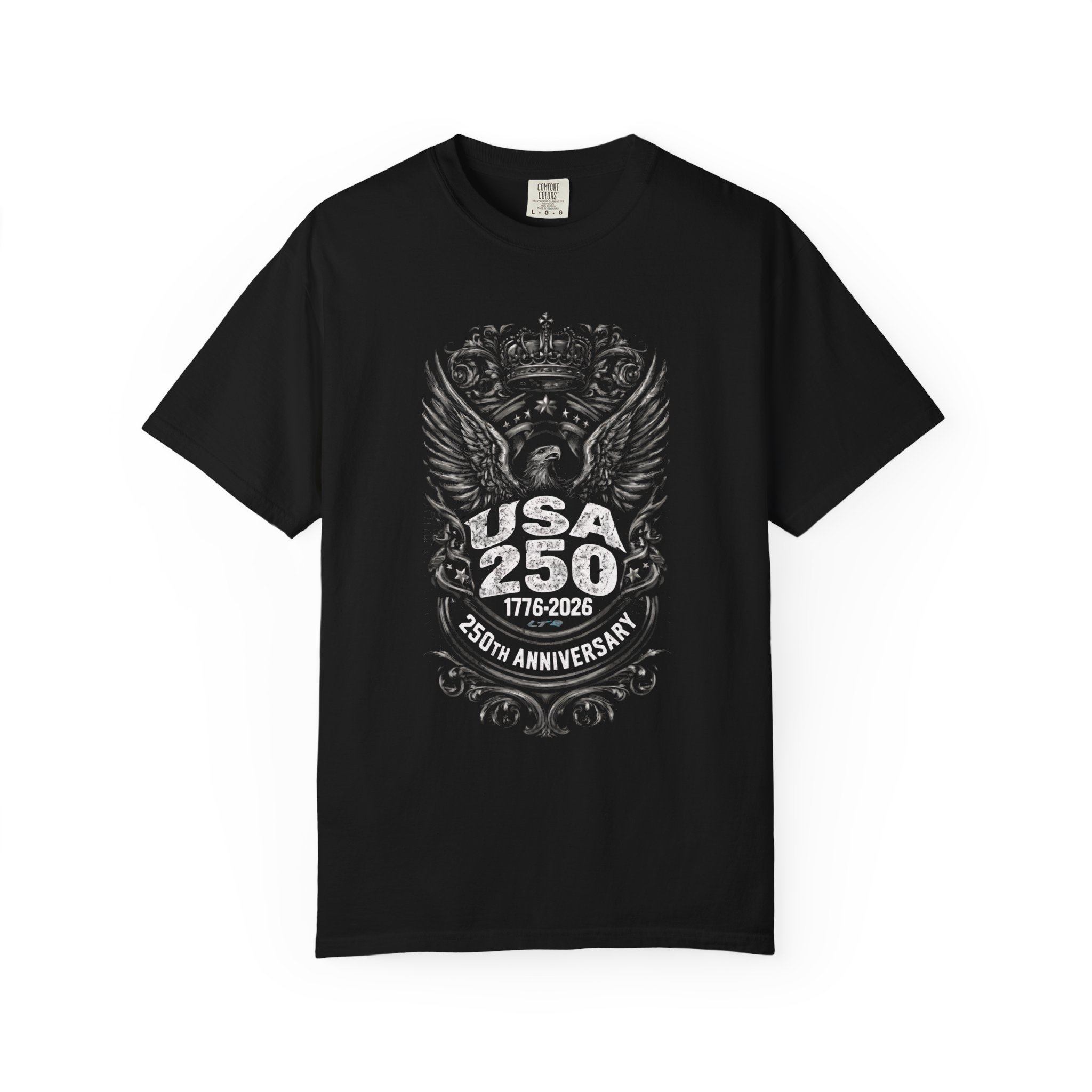 USA 250th Anniversary T-Shirt | 1776–2026 Eagle Emblem Patriotic Streetwear Tee