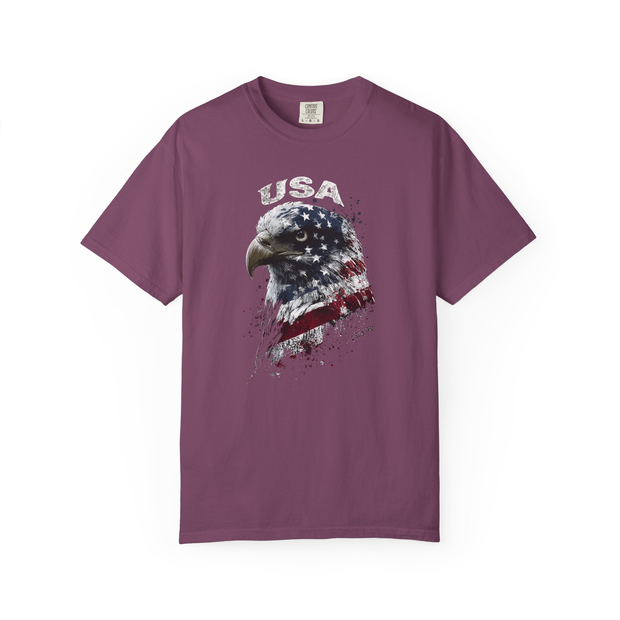 USA Eagle T-Shirt | American Flag Bald Eagle Patriotic Streetwear Tee - Image 12