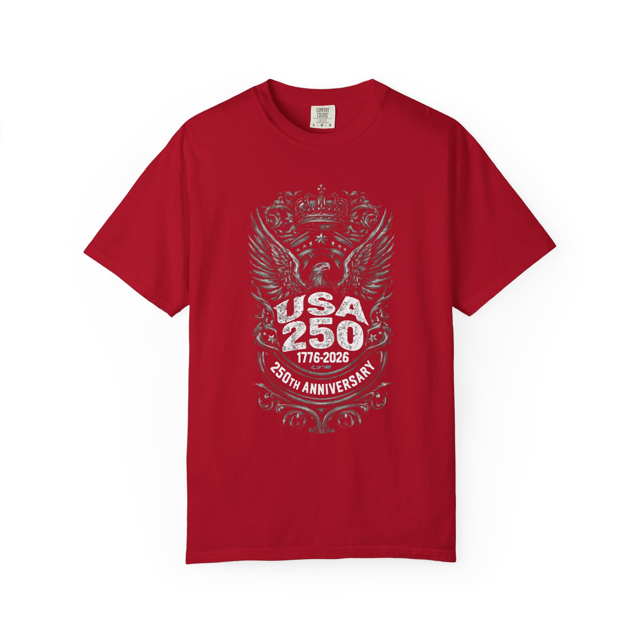USA 250th Anniversary T-Shirt | 1776–2026 Eagle Emblem Patriotic Streetwear Tee - Image 8