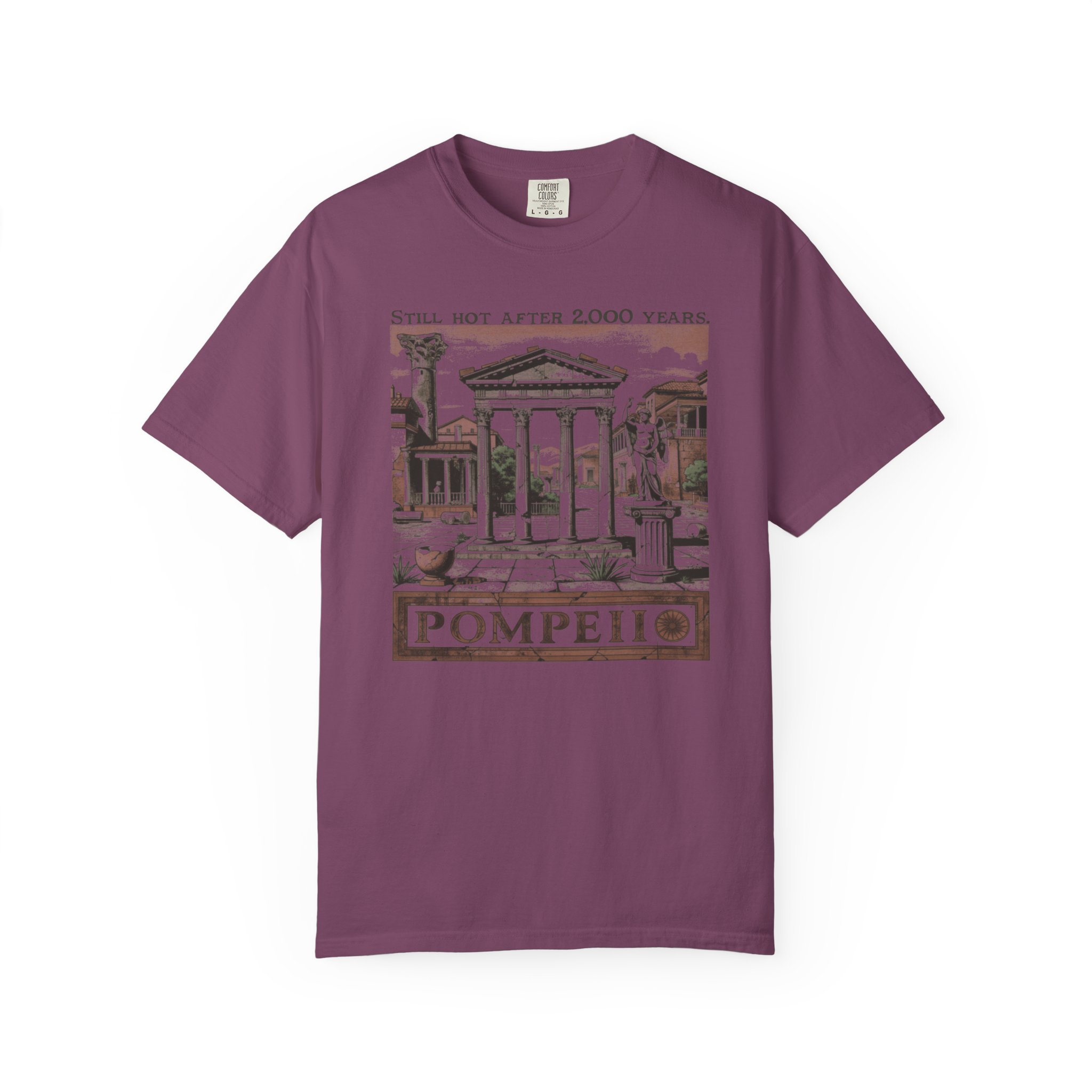 Pompeii T-Shirt | Still Hot After 2,000 Years Funny History Streetwear Tee - Image 13