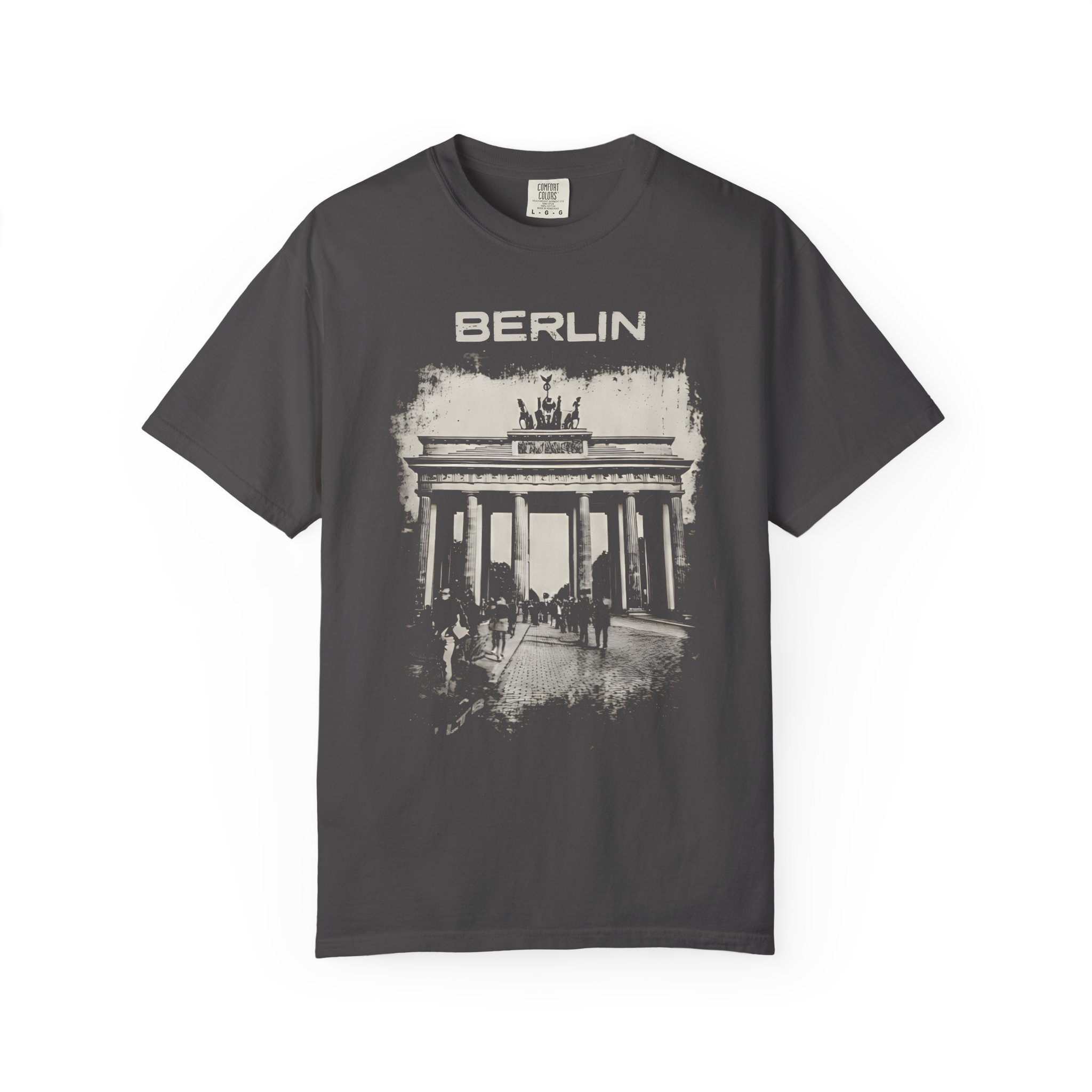 Berlin T-Shirt | Brandenburg Gate Urban Landmark Vintage Streetwear Tee - Image 9