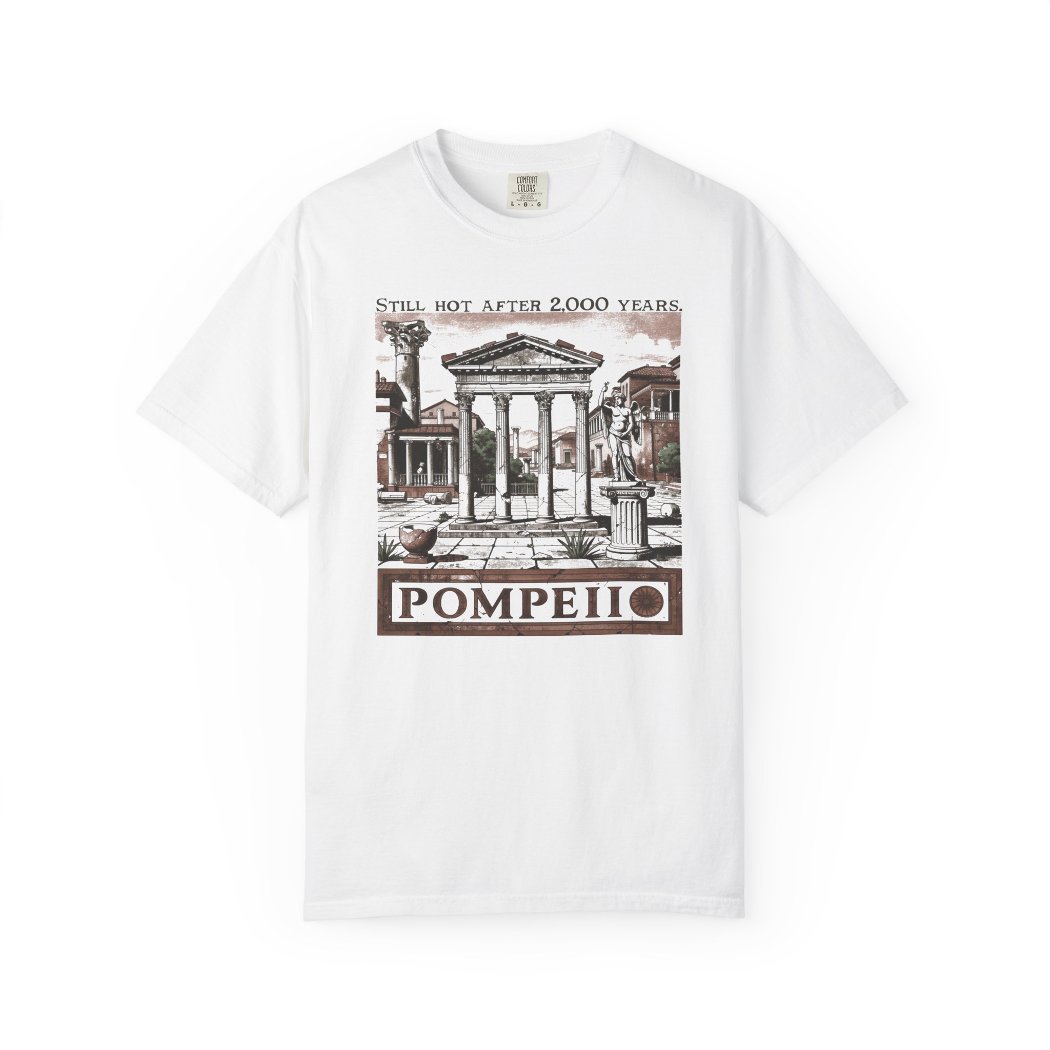 Pompeii T-Shirt | Still Hot After 2,000 Years Funny History Streetwear Tee