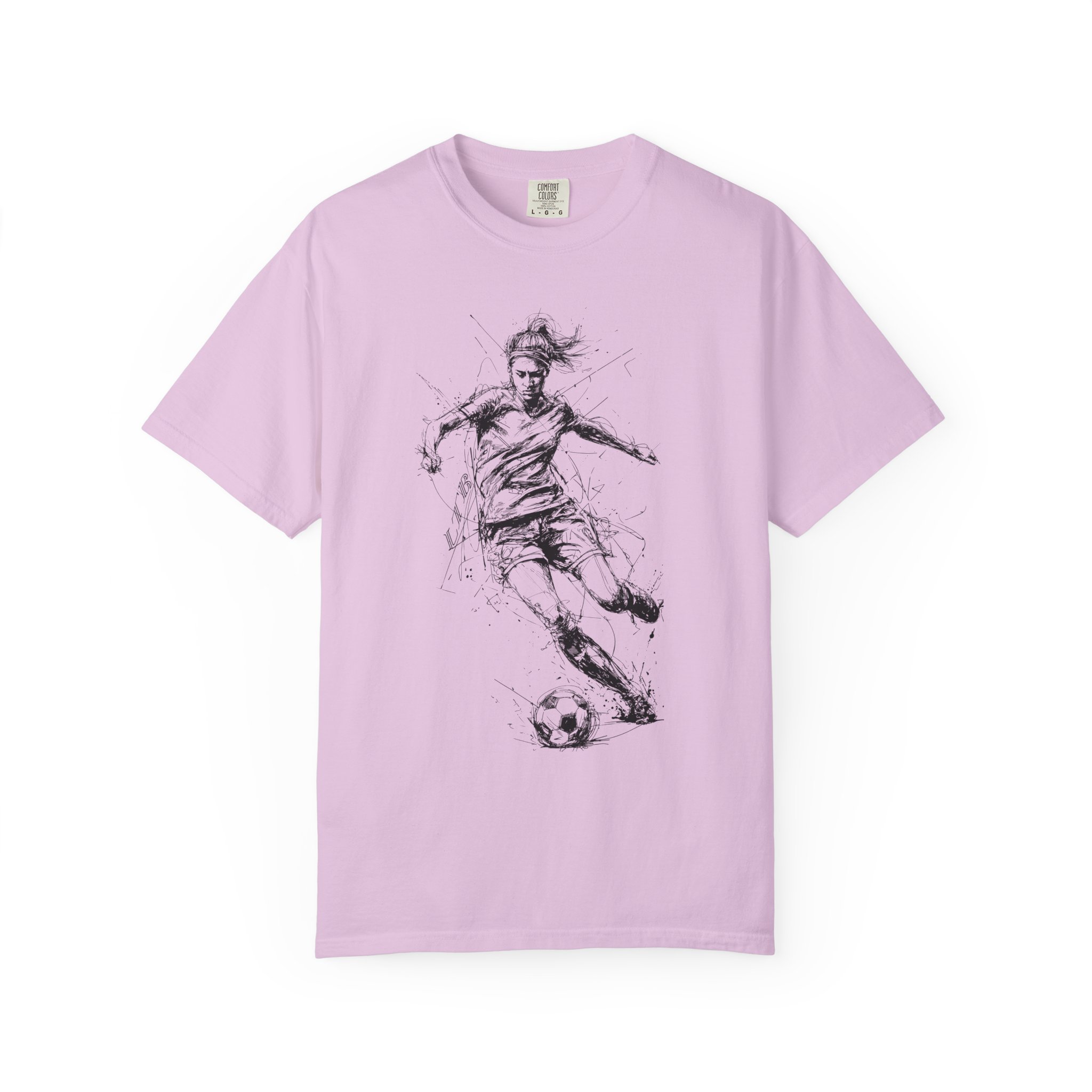 Women’s Soccer T-Shirt | Dynamic Running Motion Female Athlete Tee - Image 12