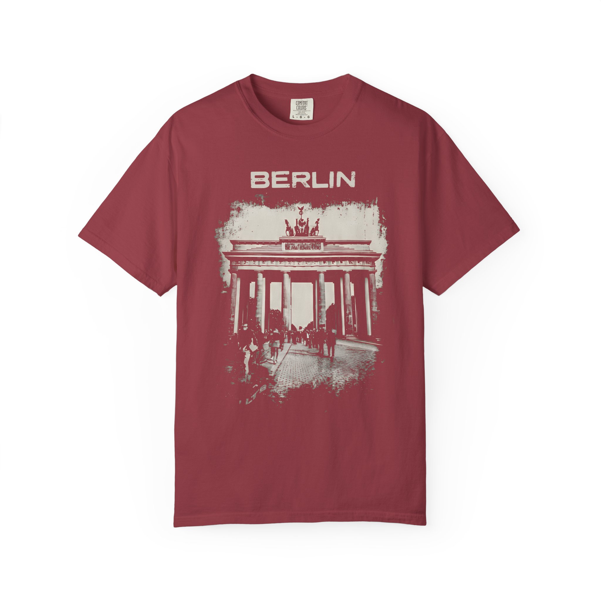 Berlin T-Shirt | Brandenburg Gate Urban Landmark Vintage Streetwear Tee - Image 12