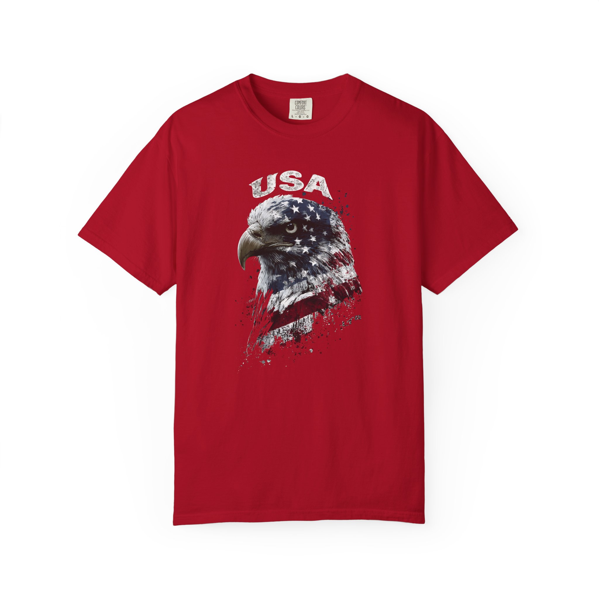 USA Eagle T-Shirt | American Flag Bald Eagle Patriotic Streetwear Tee - Image 15