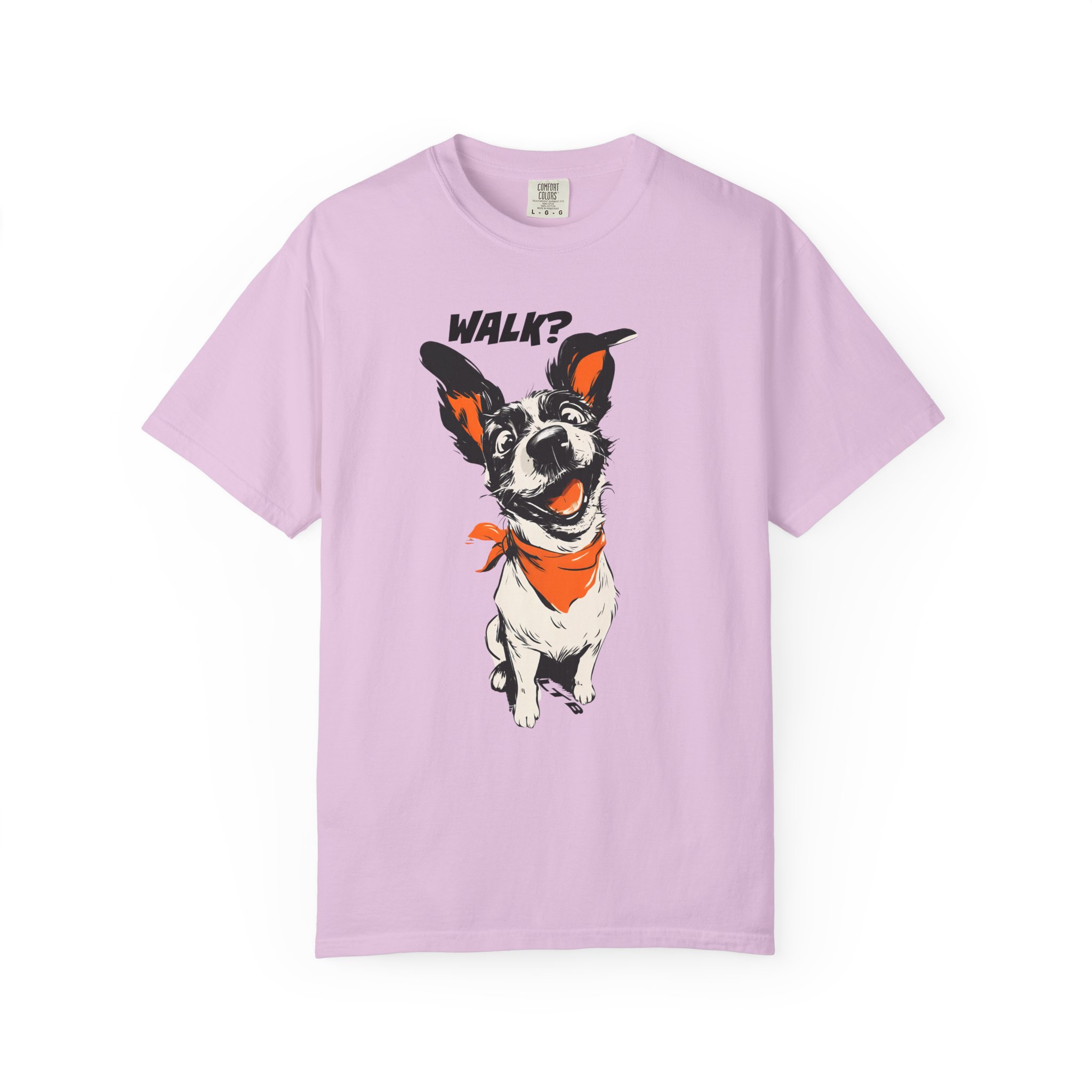 Walk? Dog Graphic T-Shirt | Playful Pup Expression Funny Pet Lover Tee - Image 11